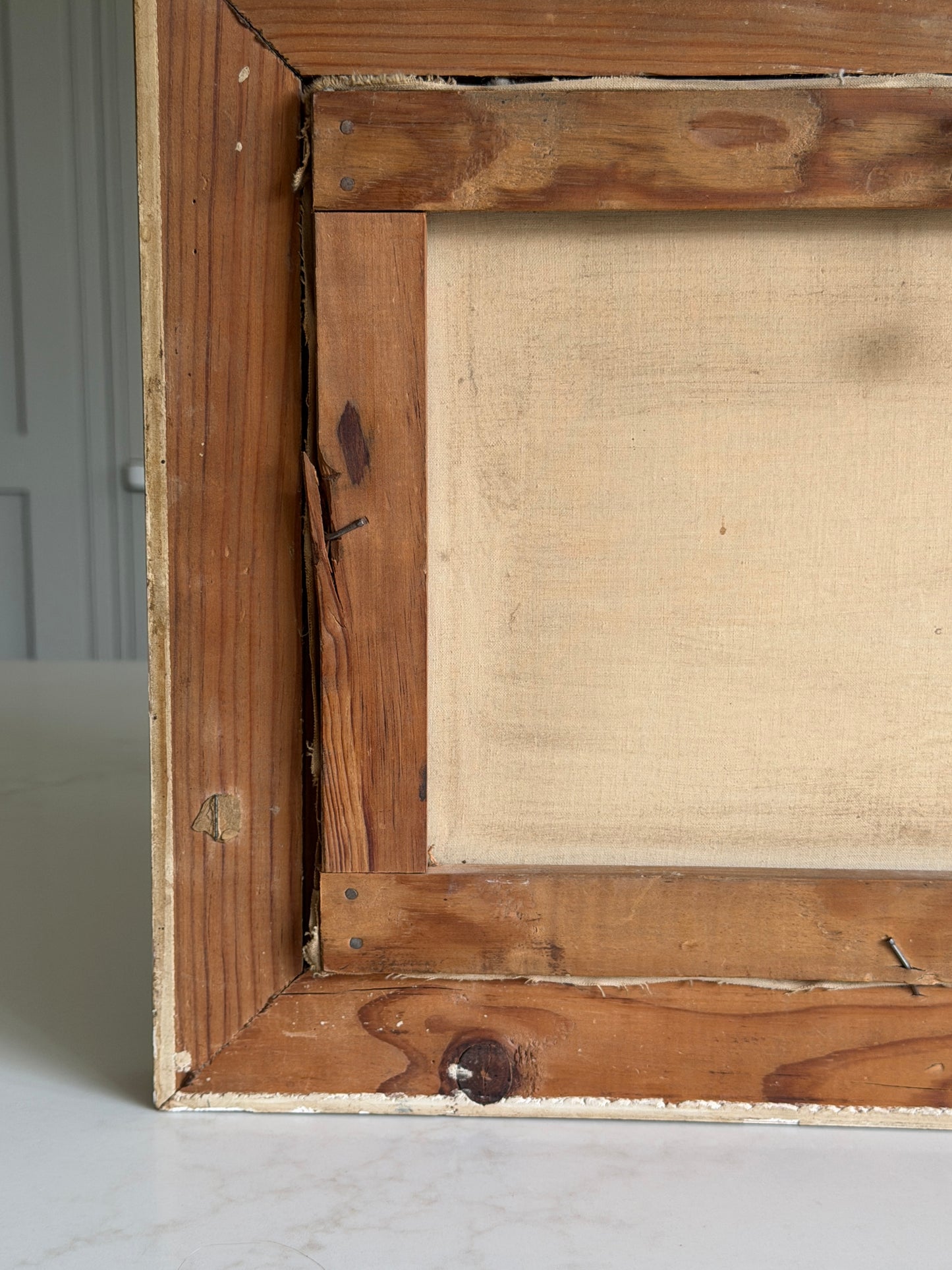 Signed Woodland Oil Painting in an Ornate Gilt Frame