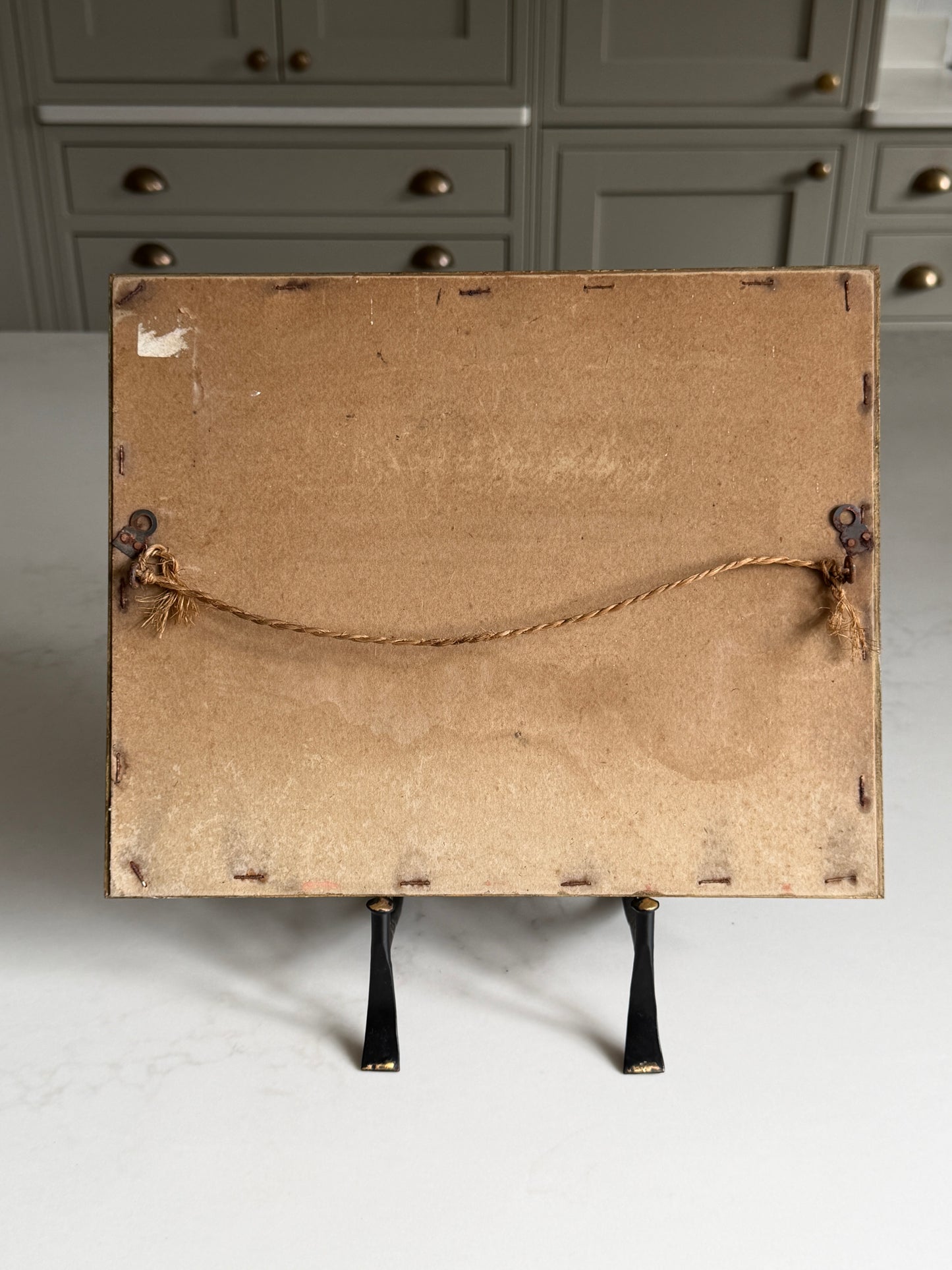 French Signed & Framed Moody Floral Study