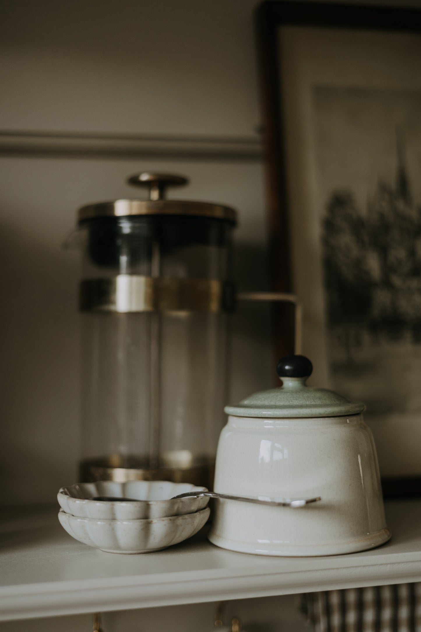 Vintage Denby Sugar Pot