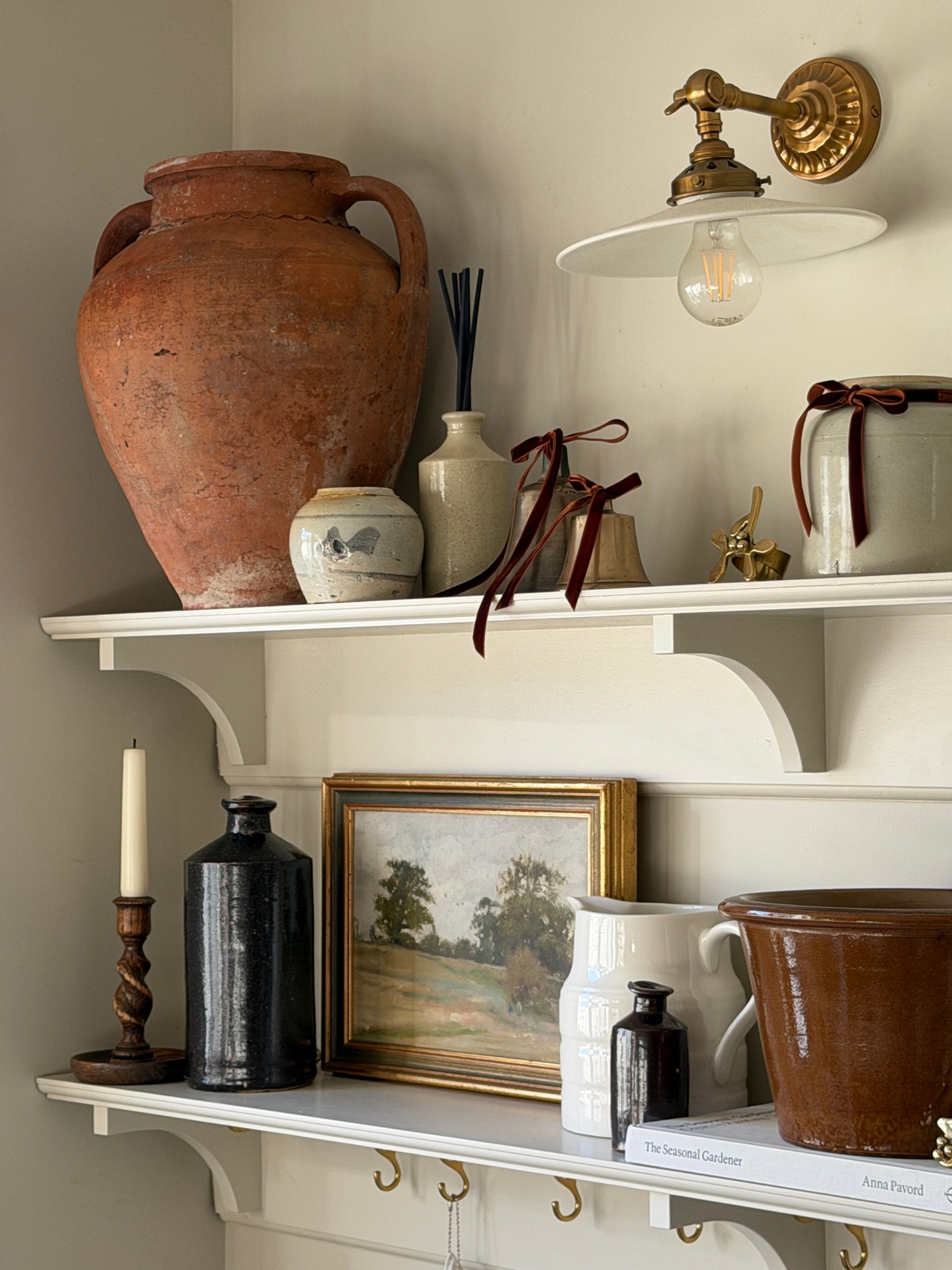 Framed & Signed Rural Landscape Oil Painting on Board