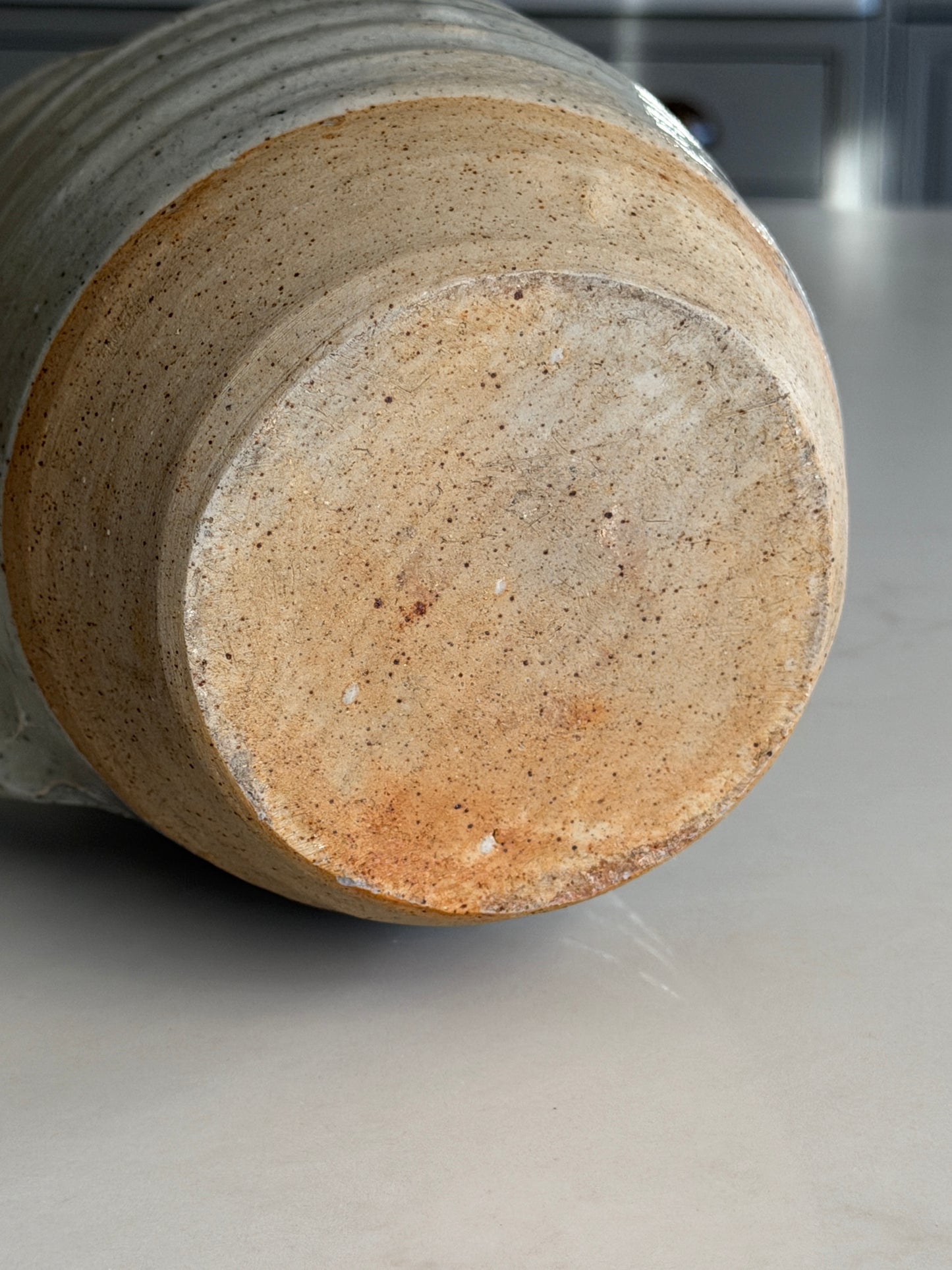 Large Grey Studio Pottery Jug