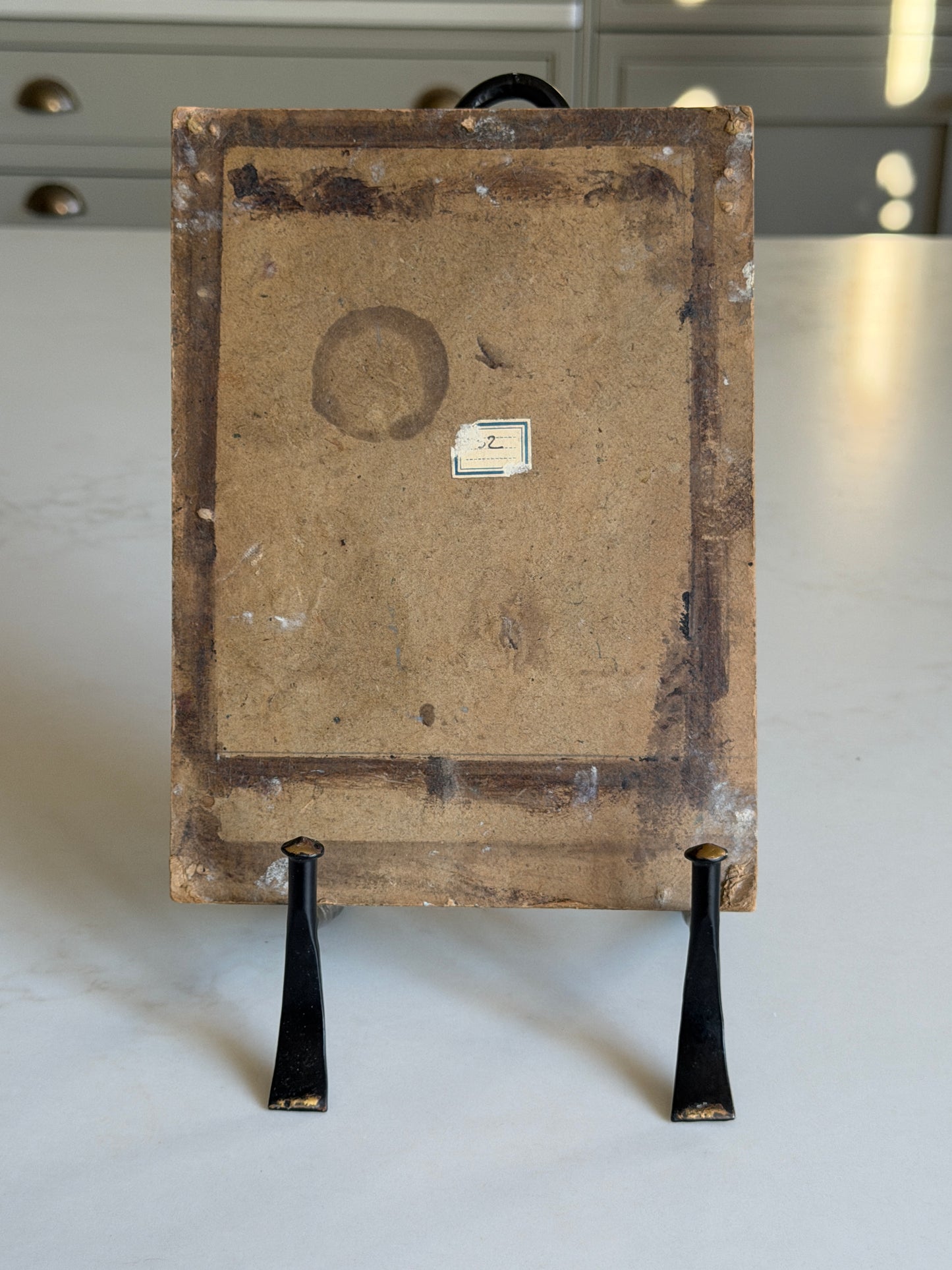 French Oil Painting on Board 'La Neige'