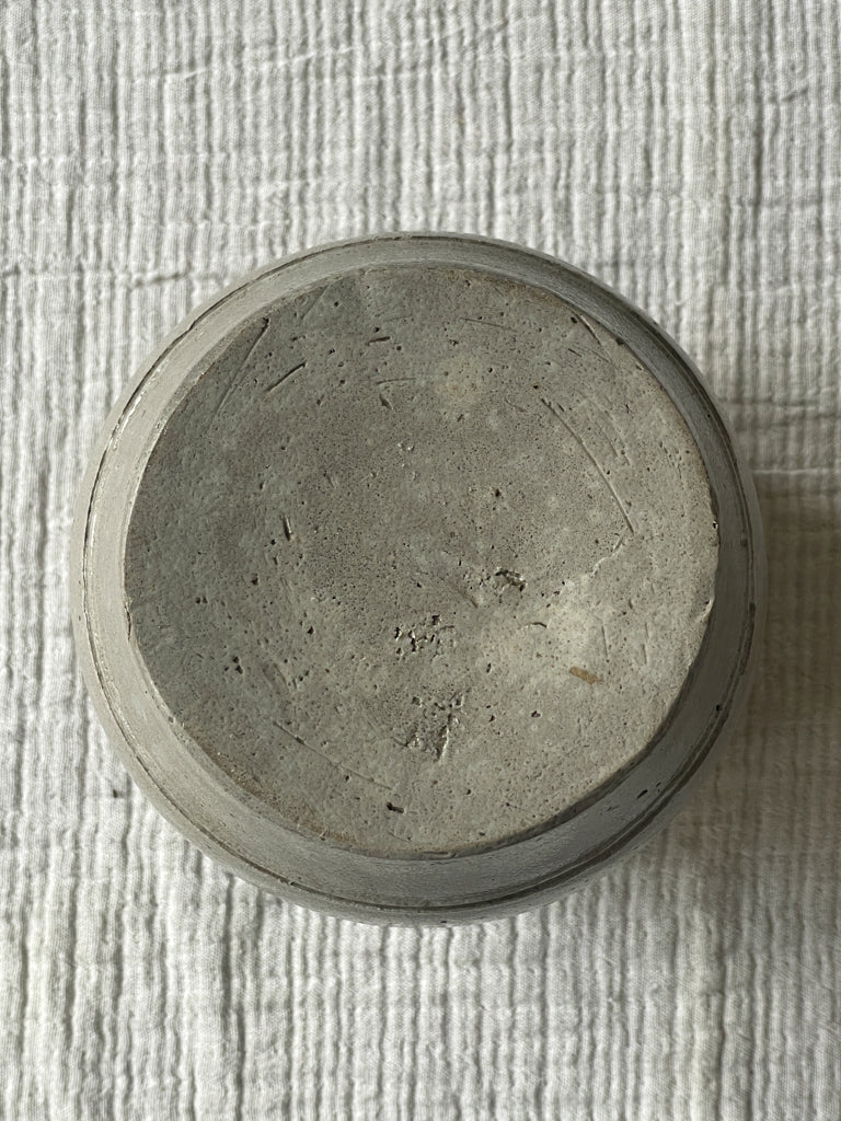 Vintage Grey French Stoneware Pot