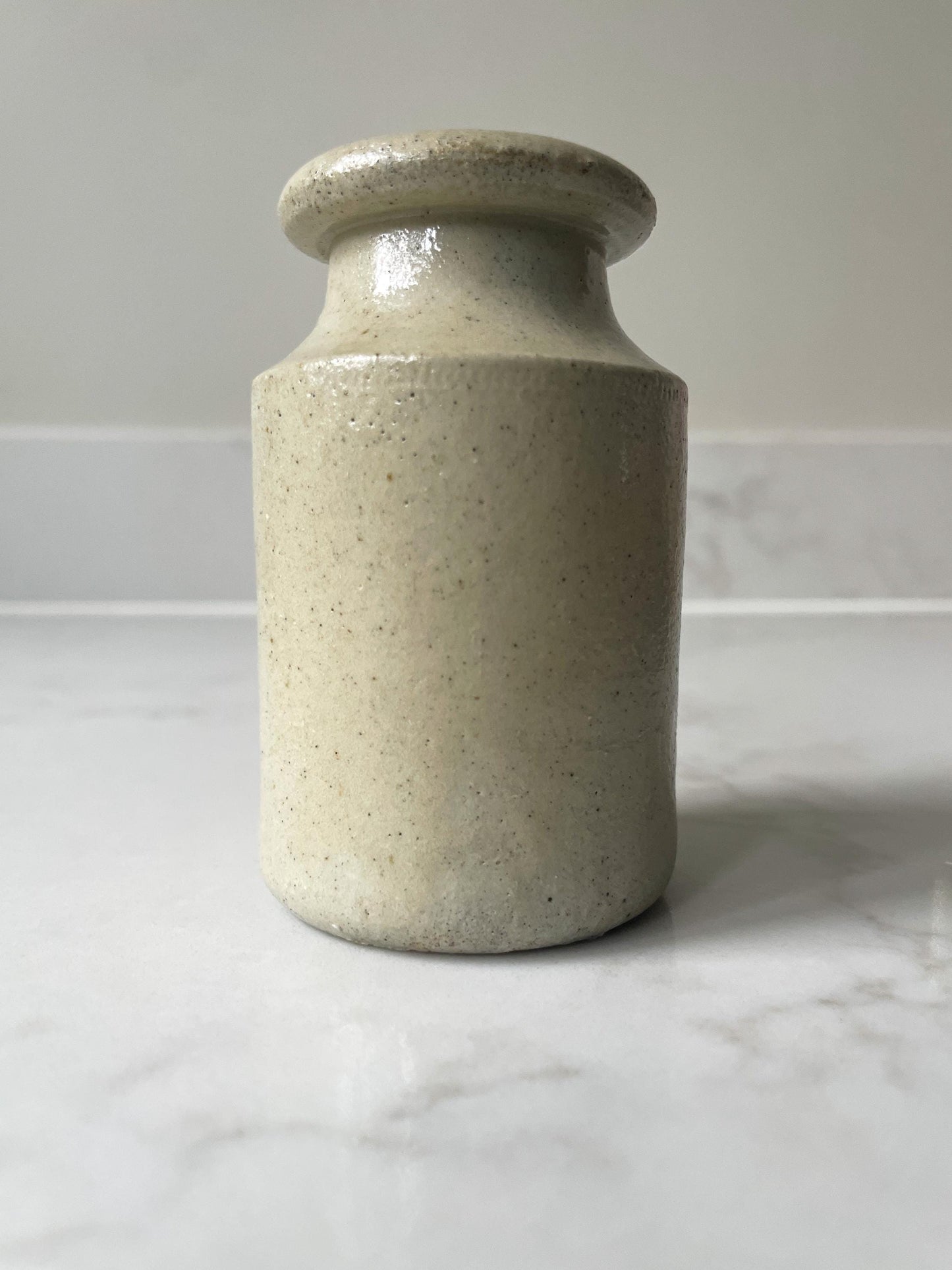 Set of 3 Vintage Victorian Stoneware Bud Vases