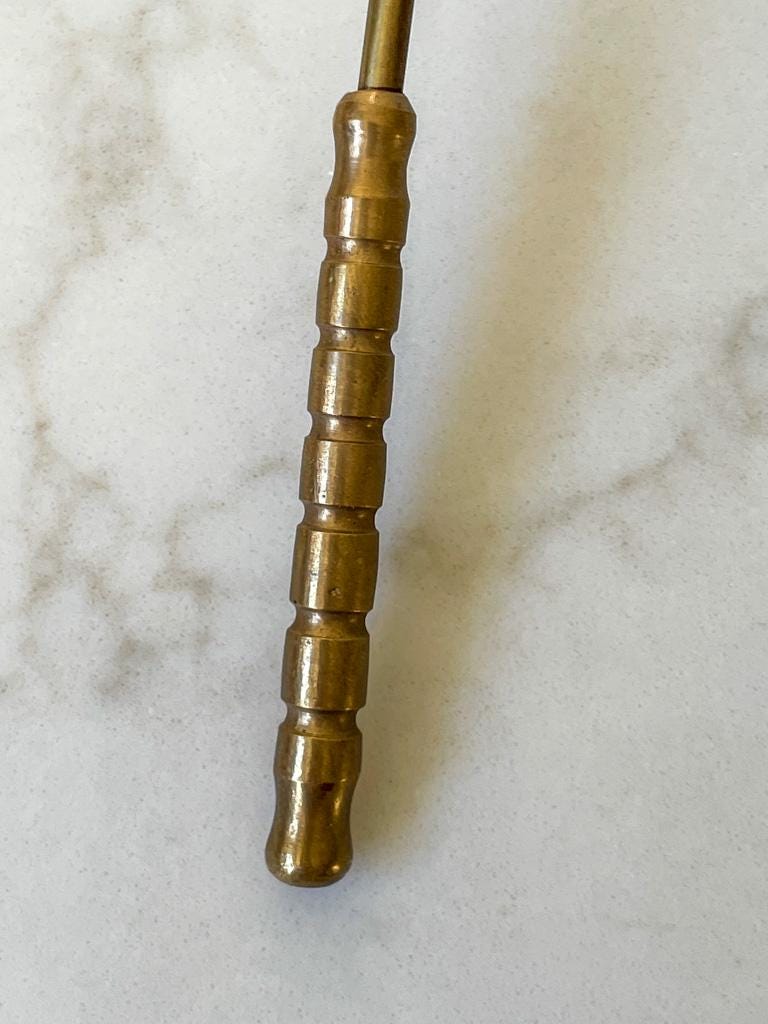 Vintage Brass Candle Snuffer