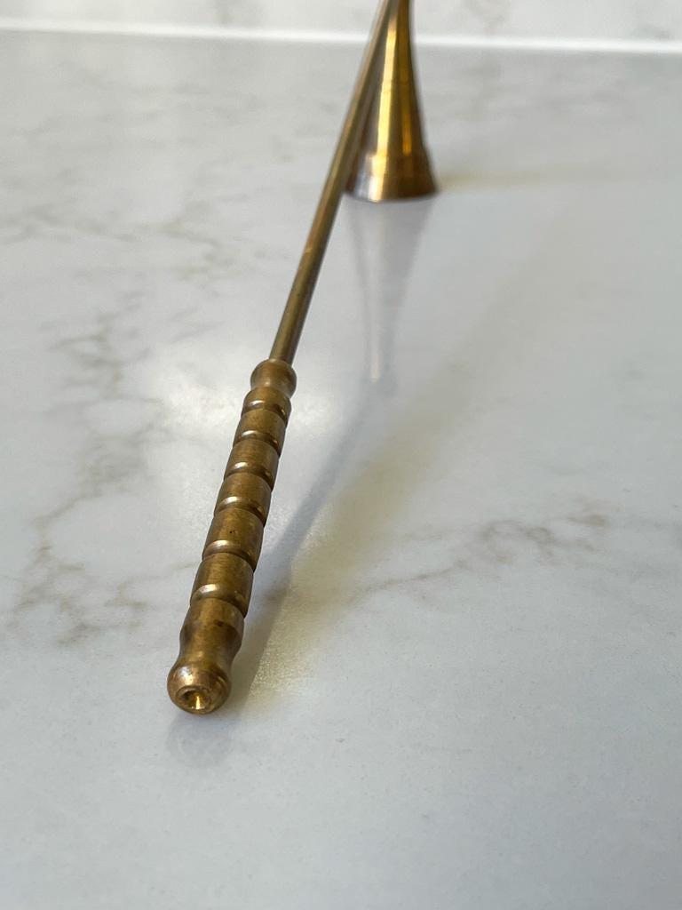 Vintage Brass Candle Snuffer