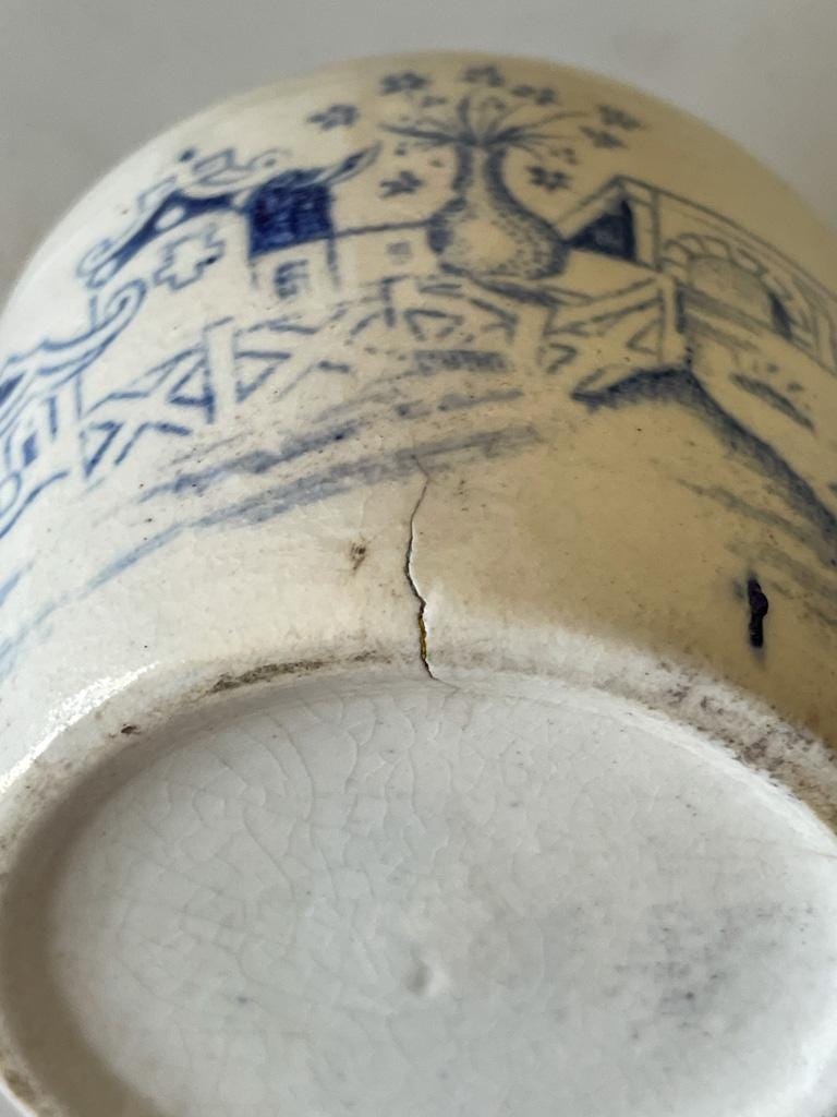 Vintage Chinese Painted Ginger Jar