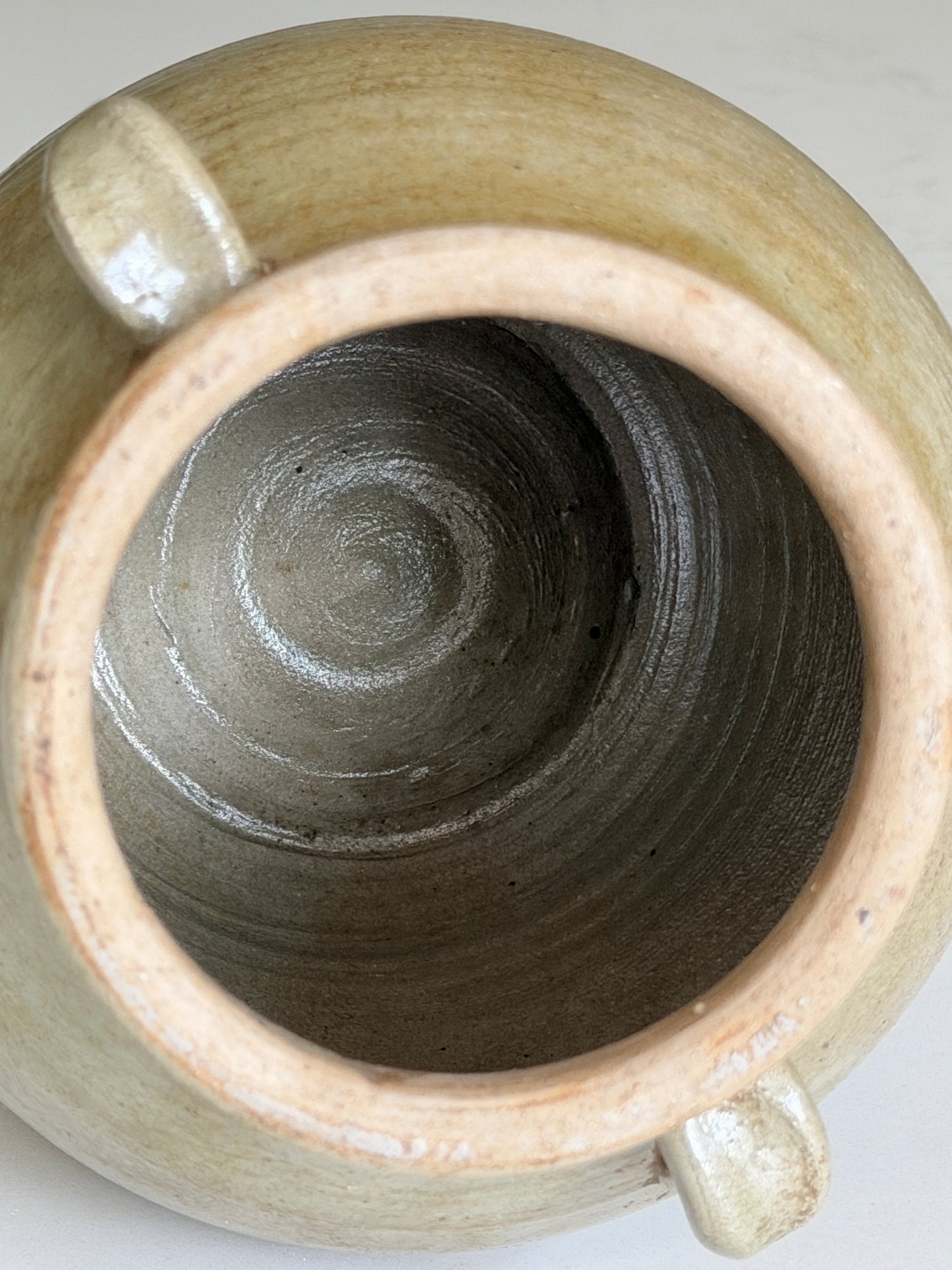 Olive Stoneware Preserving Jar