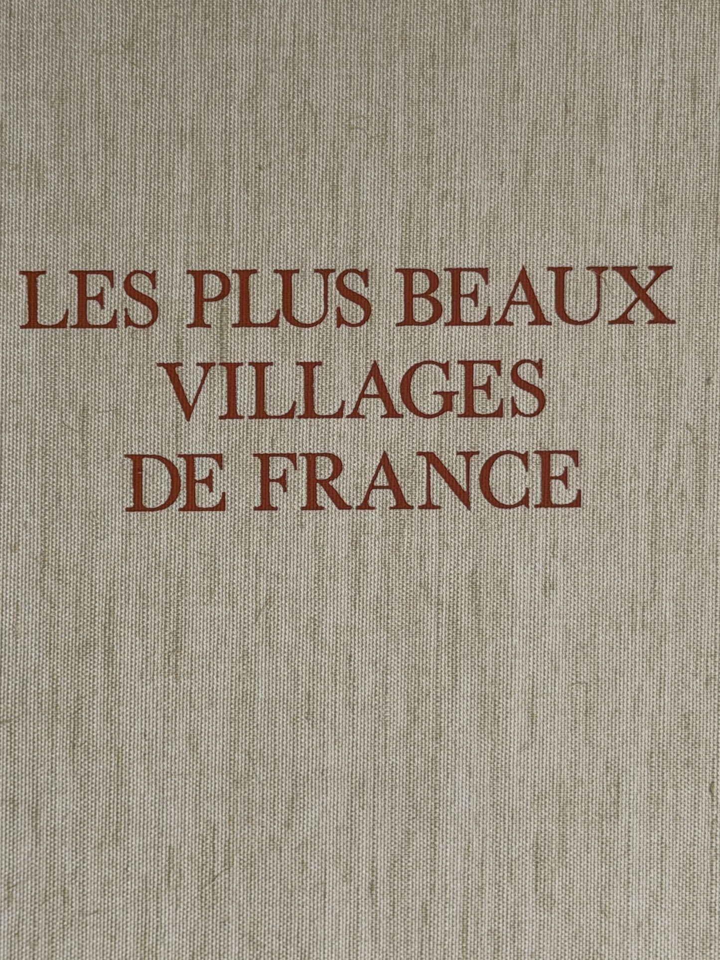 French Linen Bound Book 'Les Plus Beaux Villages De France'