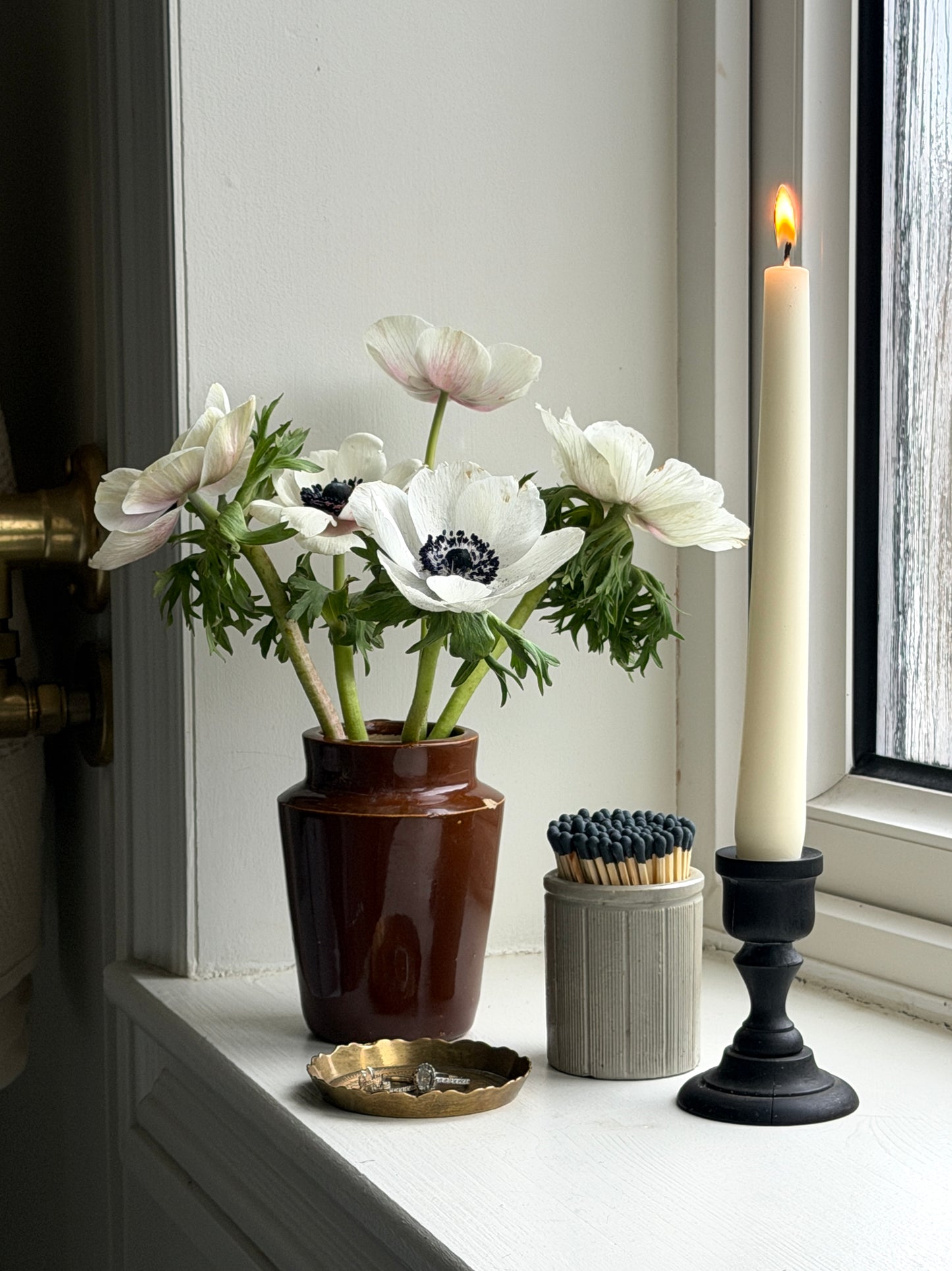 Ebony Candlestick Holder