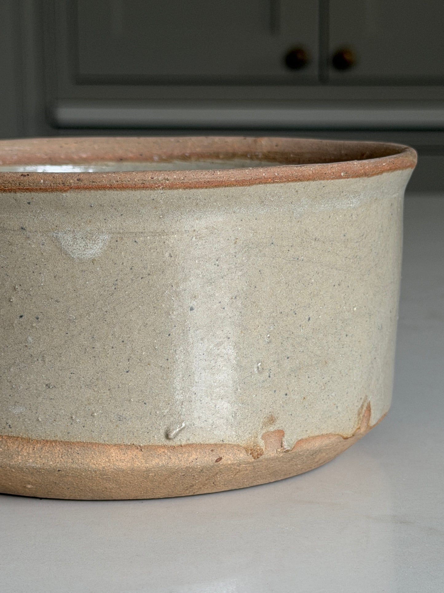 Stoneware Bowl - Greeny-Greige
