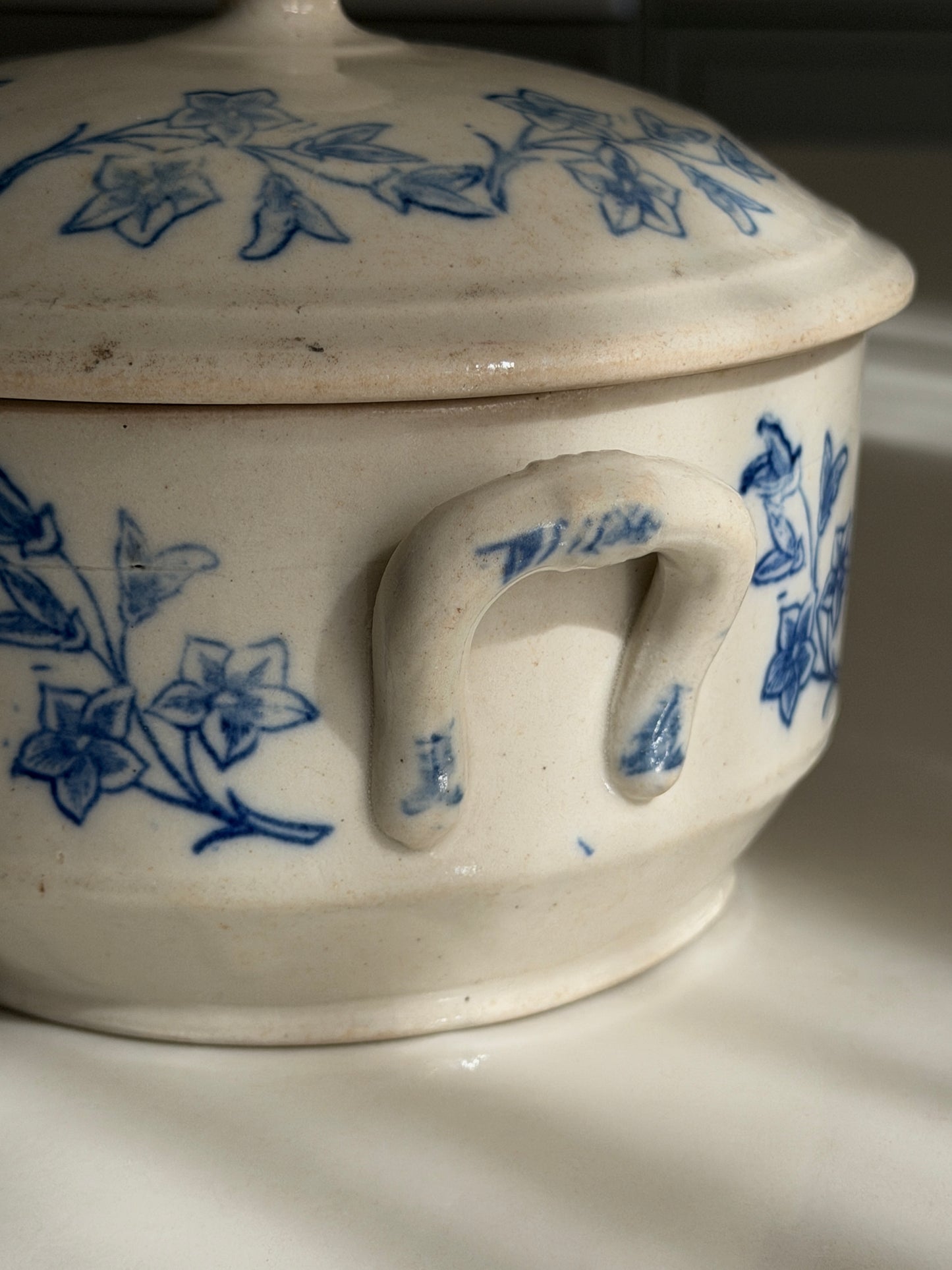 Blue & White Floral French Terrine