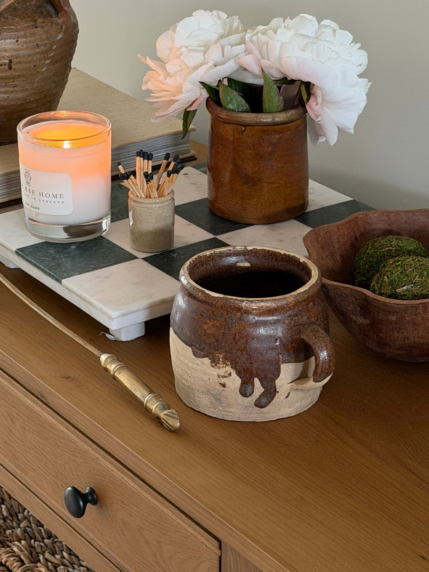 Scalloped Wooden Bowl