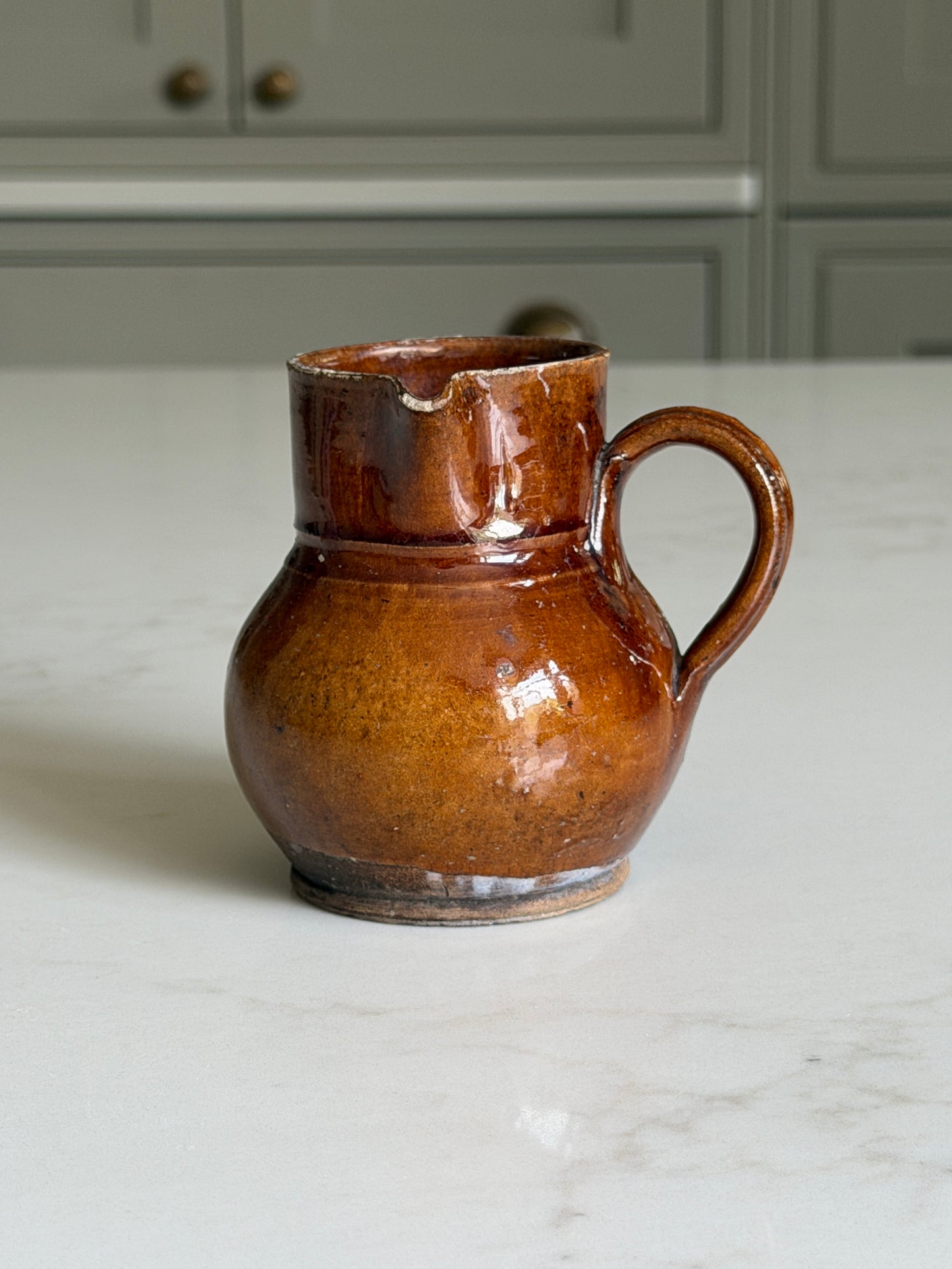 Small Brown French jug