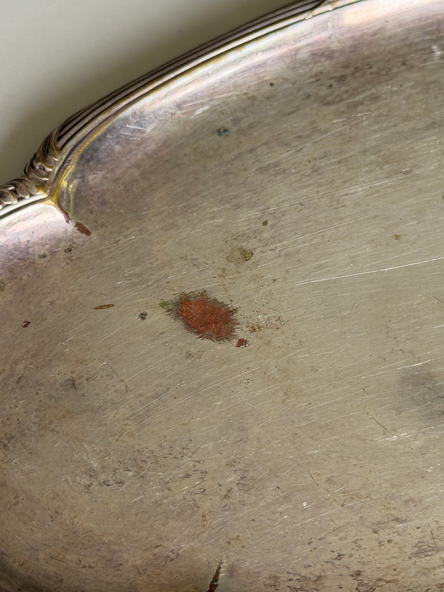 Oval Silver Tray