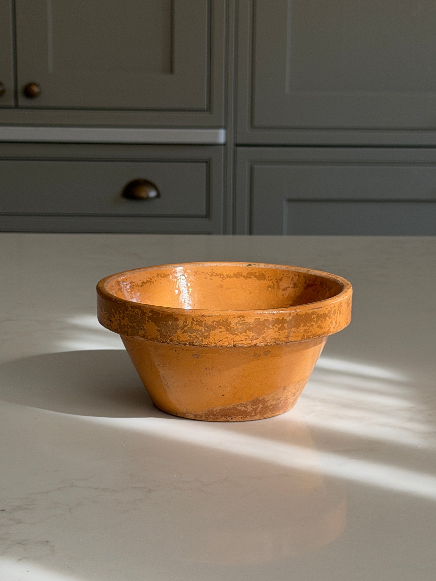 Yellow French Provincial Dairy Bowl