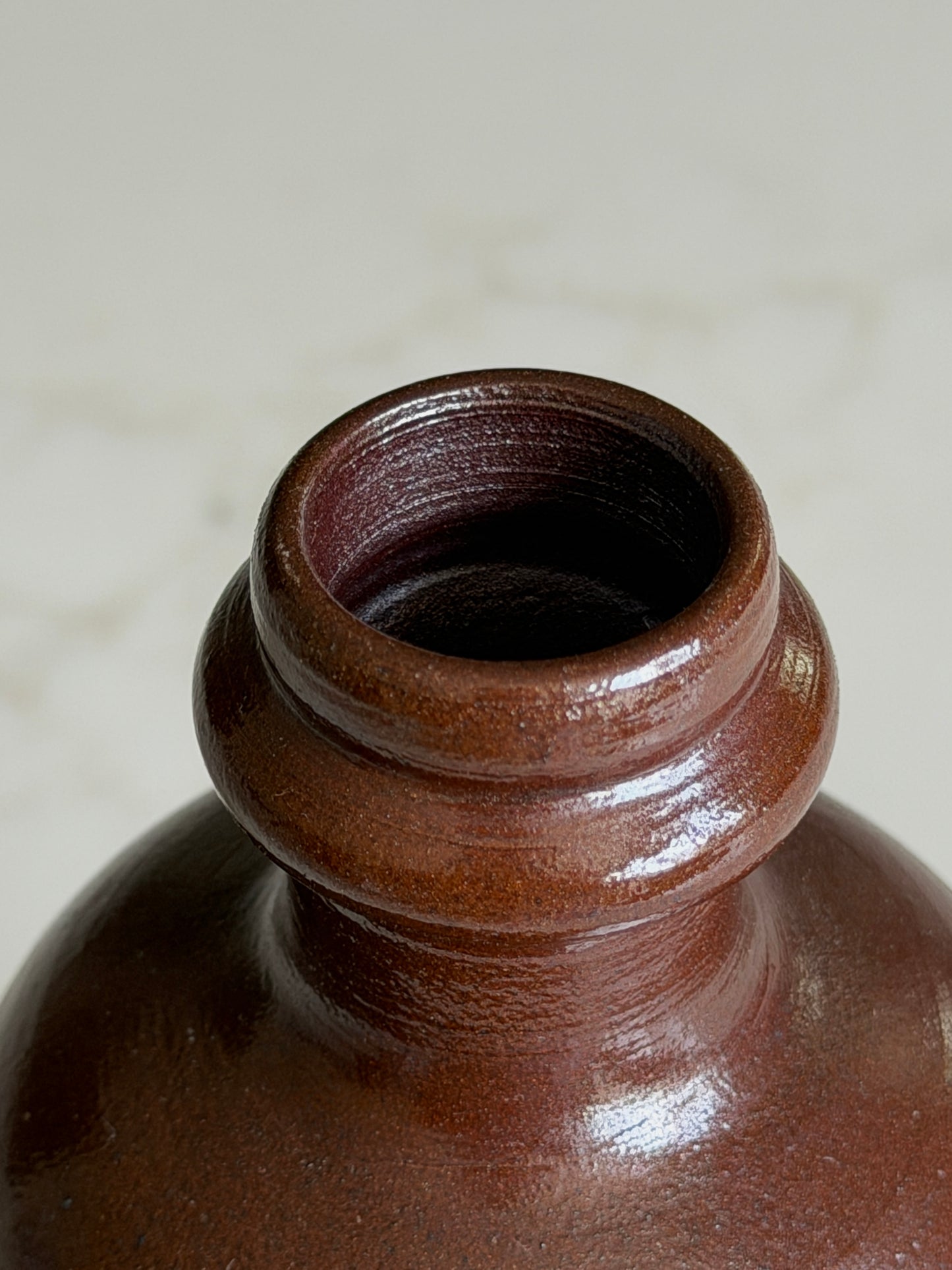 Antique Bottle - Dark Brown