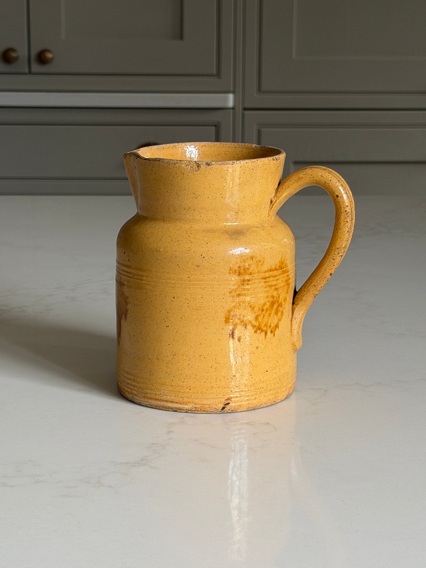 Ochre & Brown French Jug