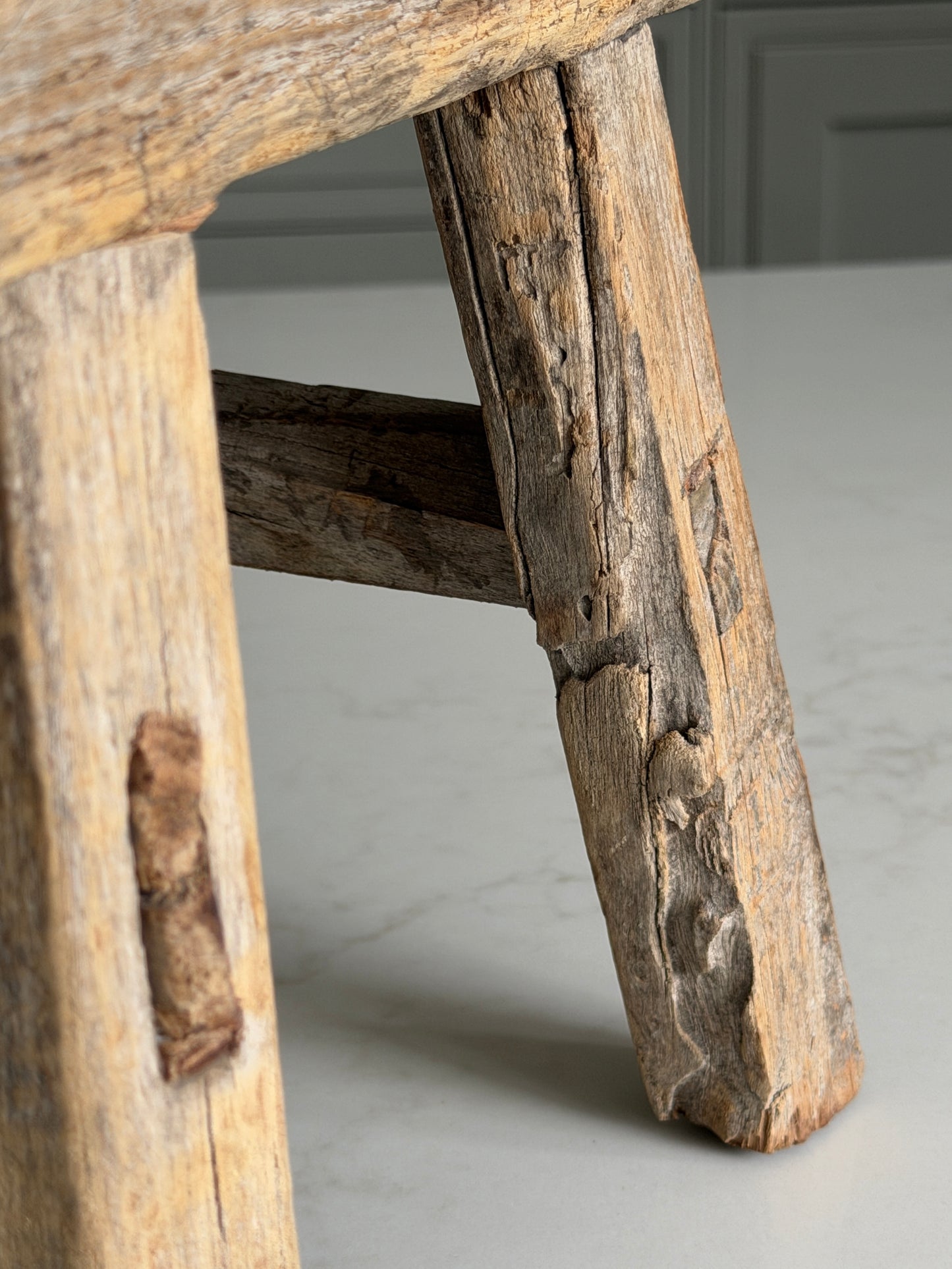 Reclaimed Wood Milking Stool