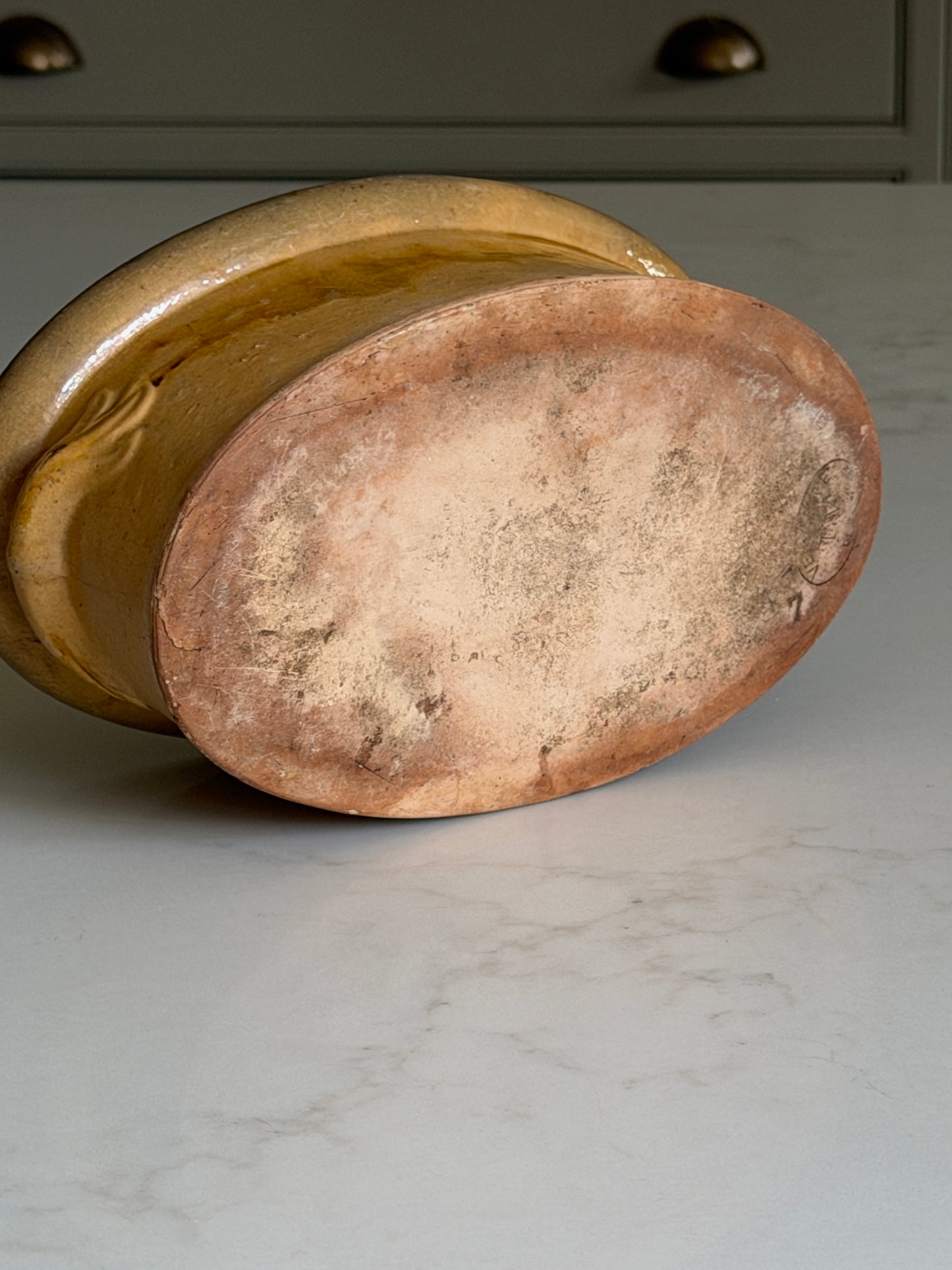 Ochre Oval French Terrine