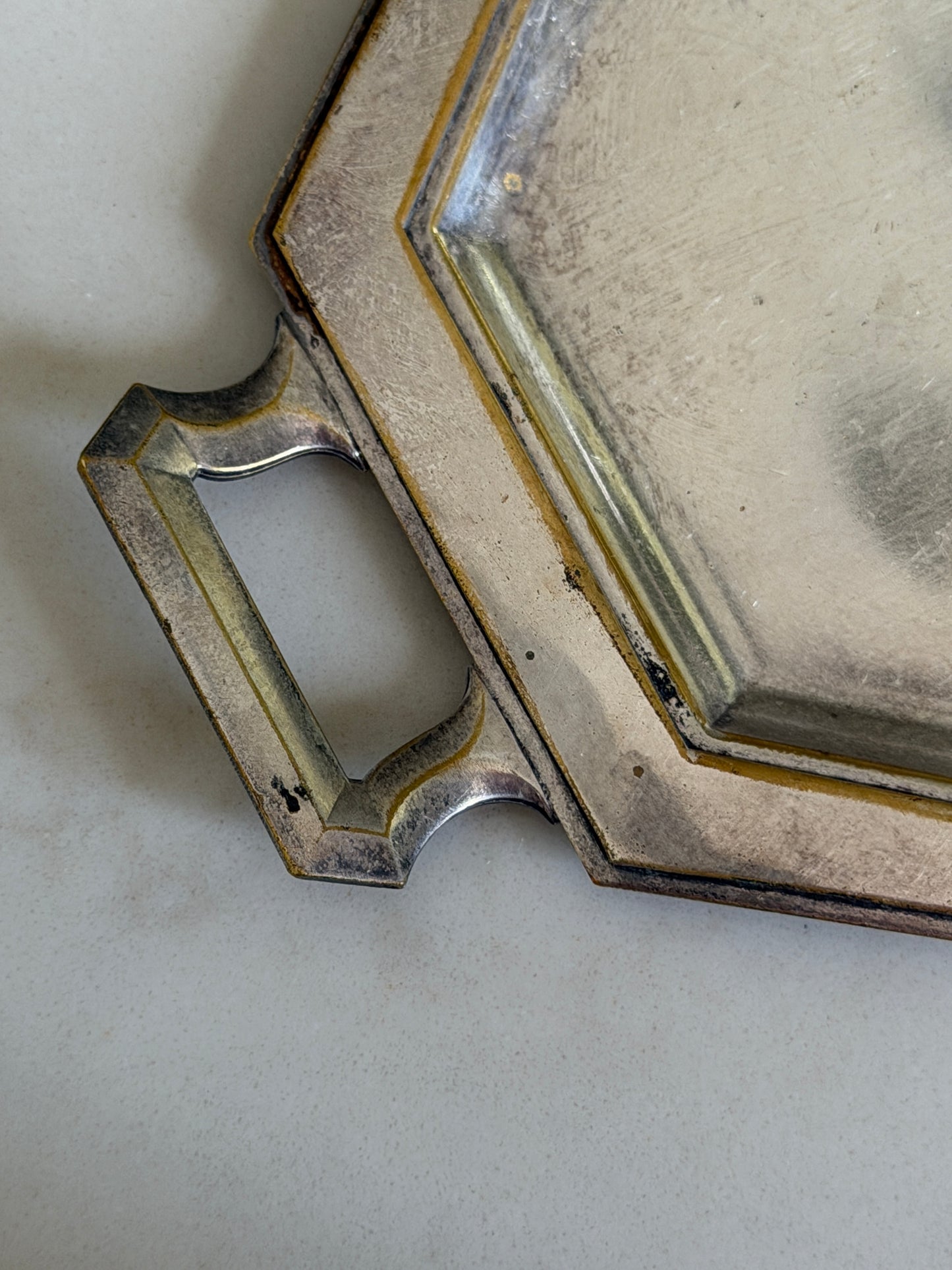 Silver Handled Tray