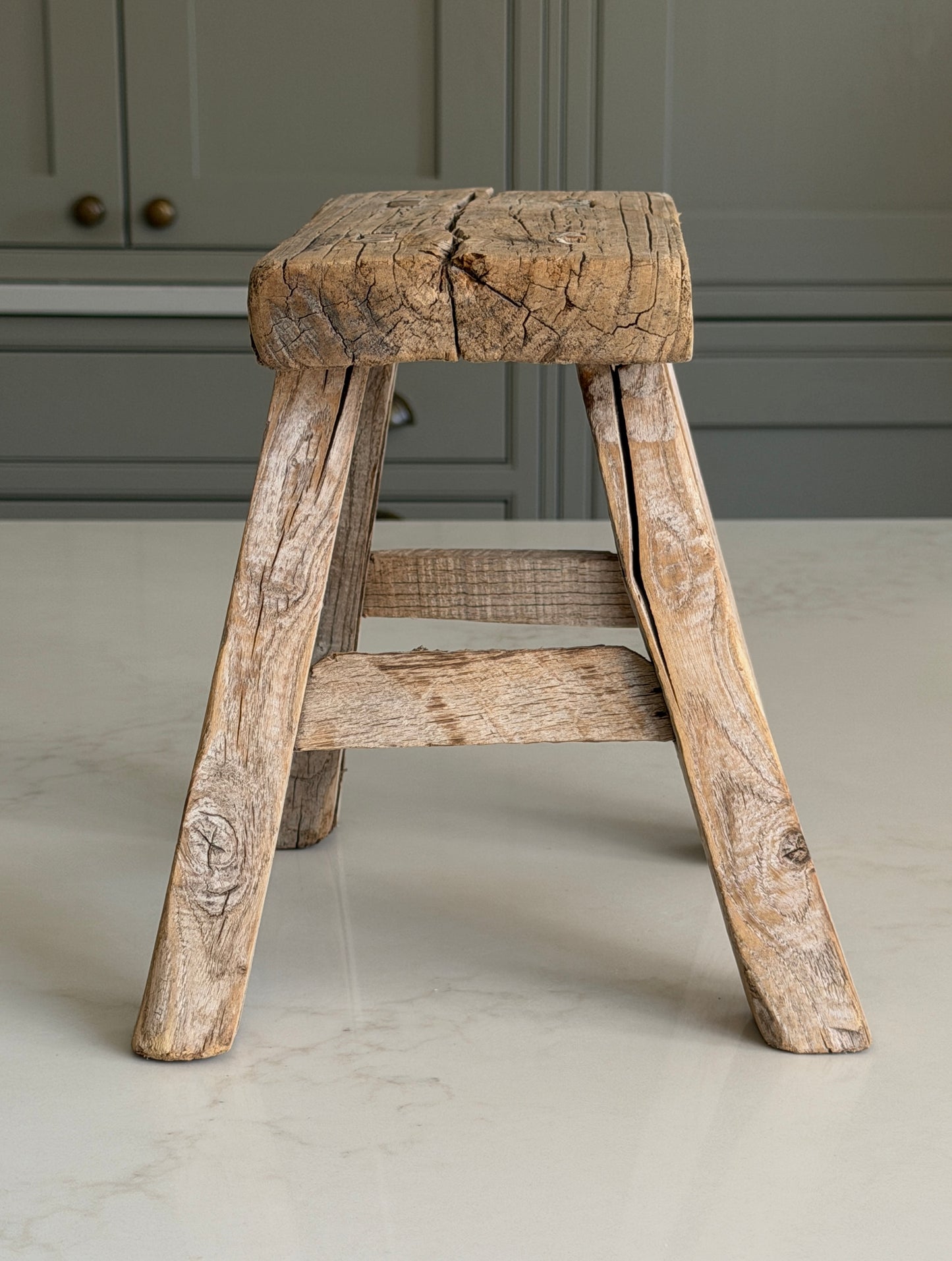 Reclaimed Wood Milking Stool