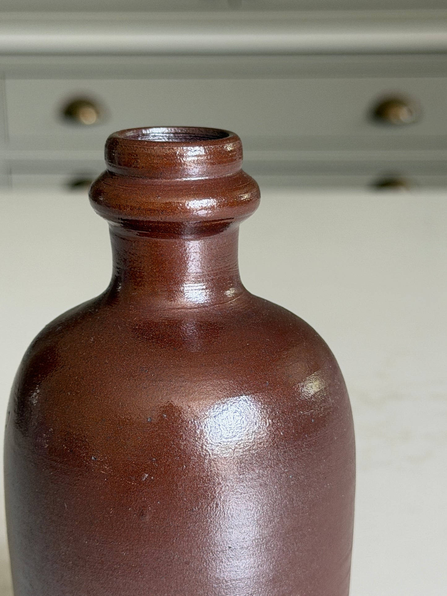 Antique Bottle - Dark Brown