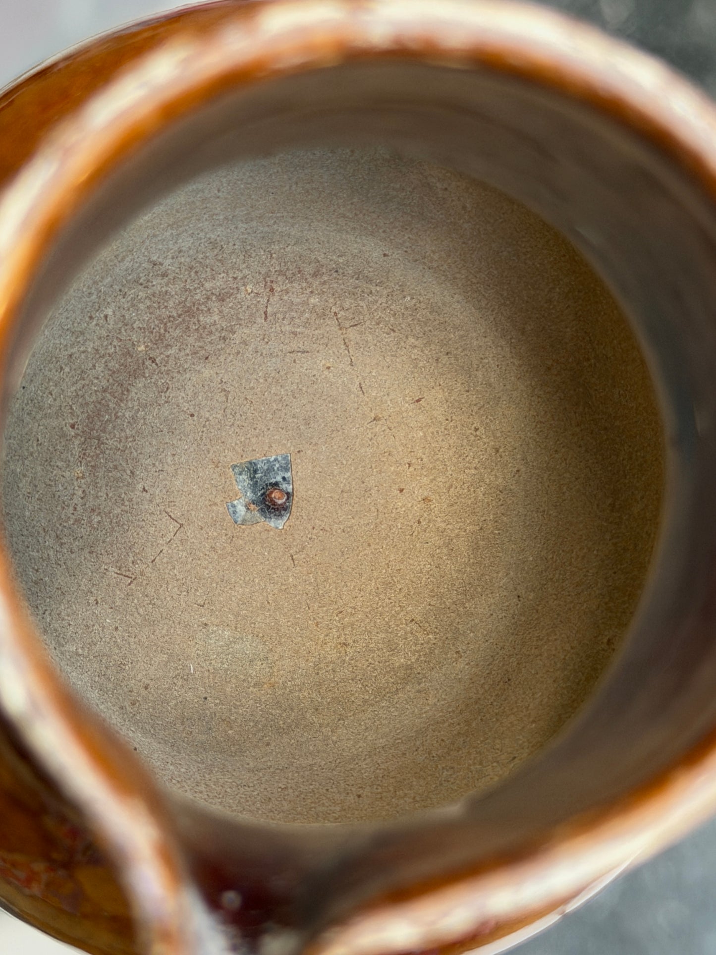 Small Brown French jug