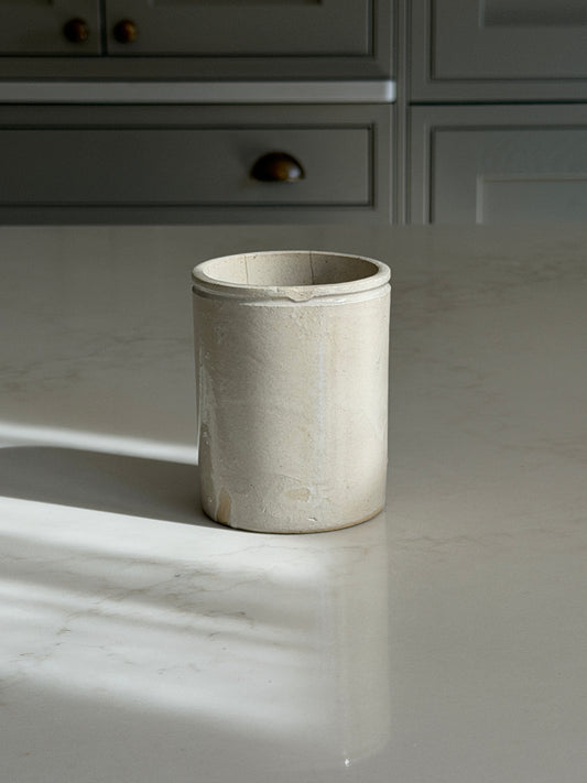 Soft Grey Marmalade Stoneware Pot