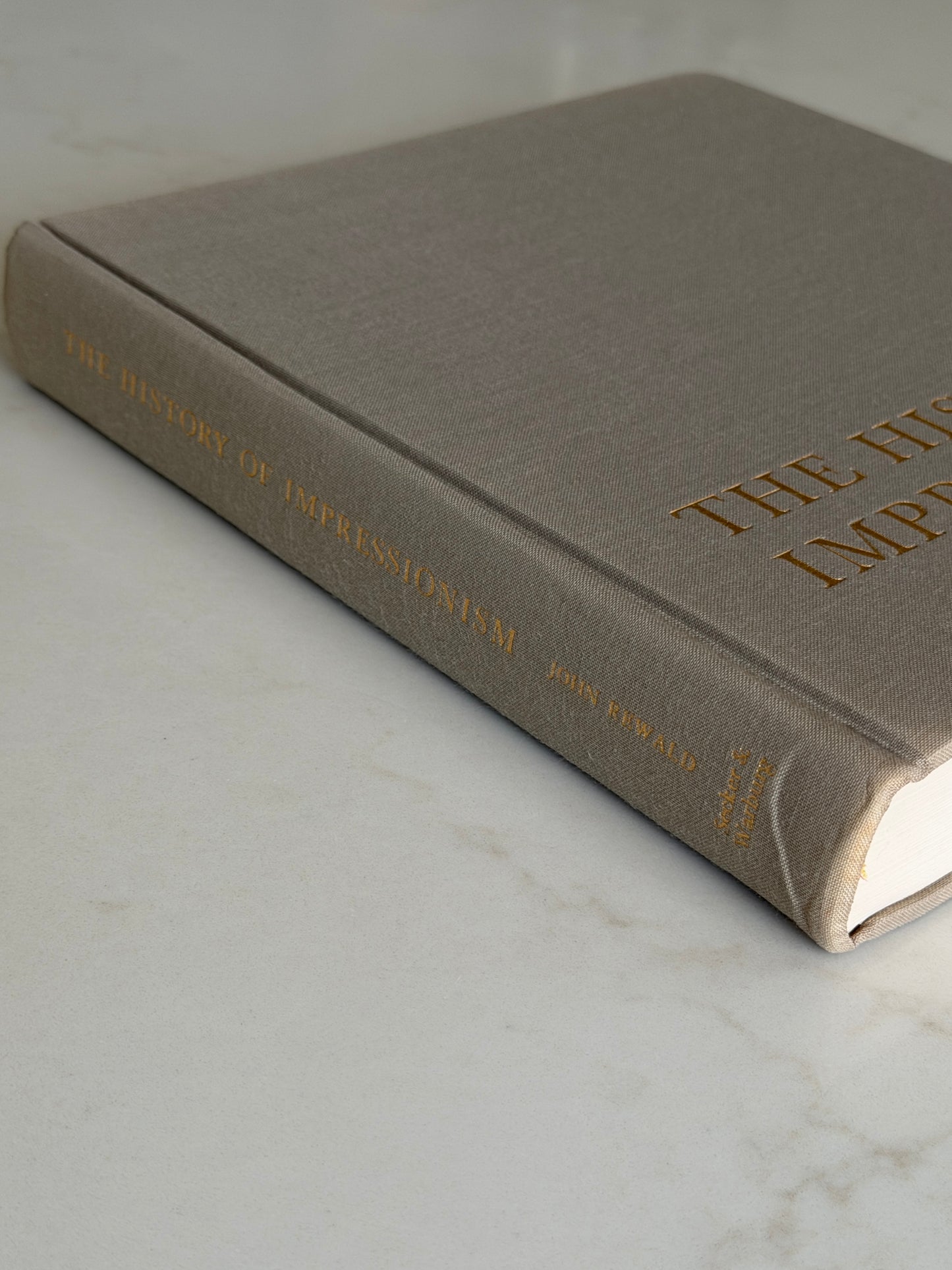 The History of Impressionism Book