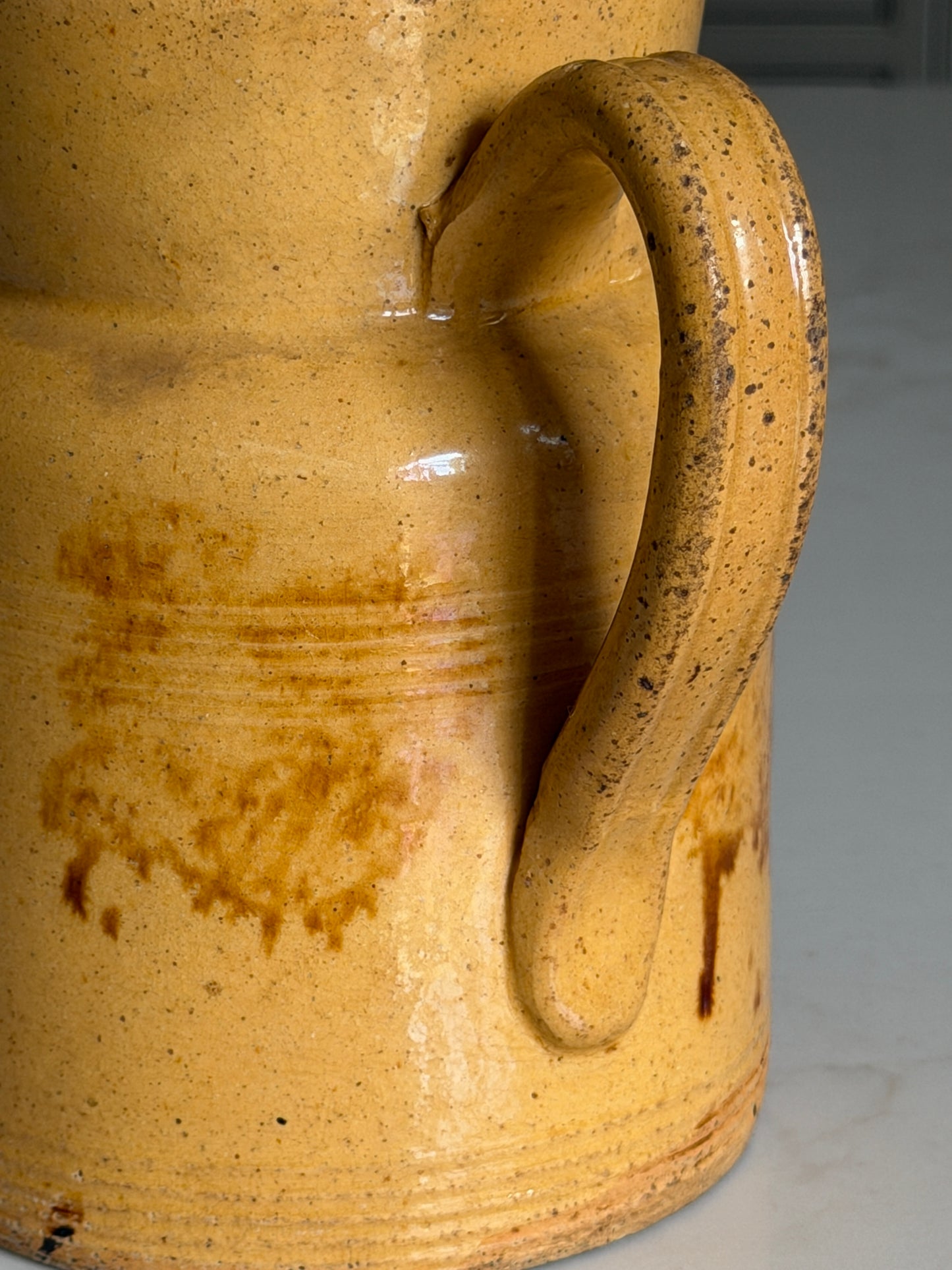 Ochre & Brown French Jug