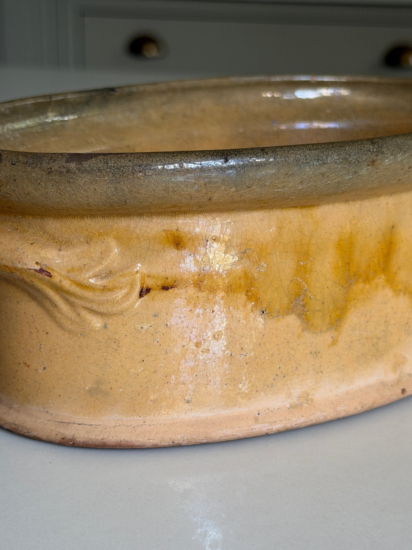 Ochre Oval French Terrine