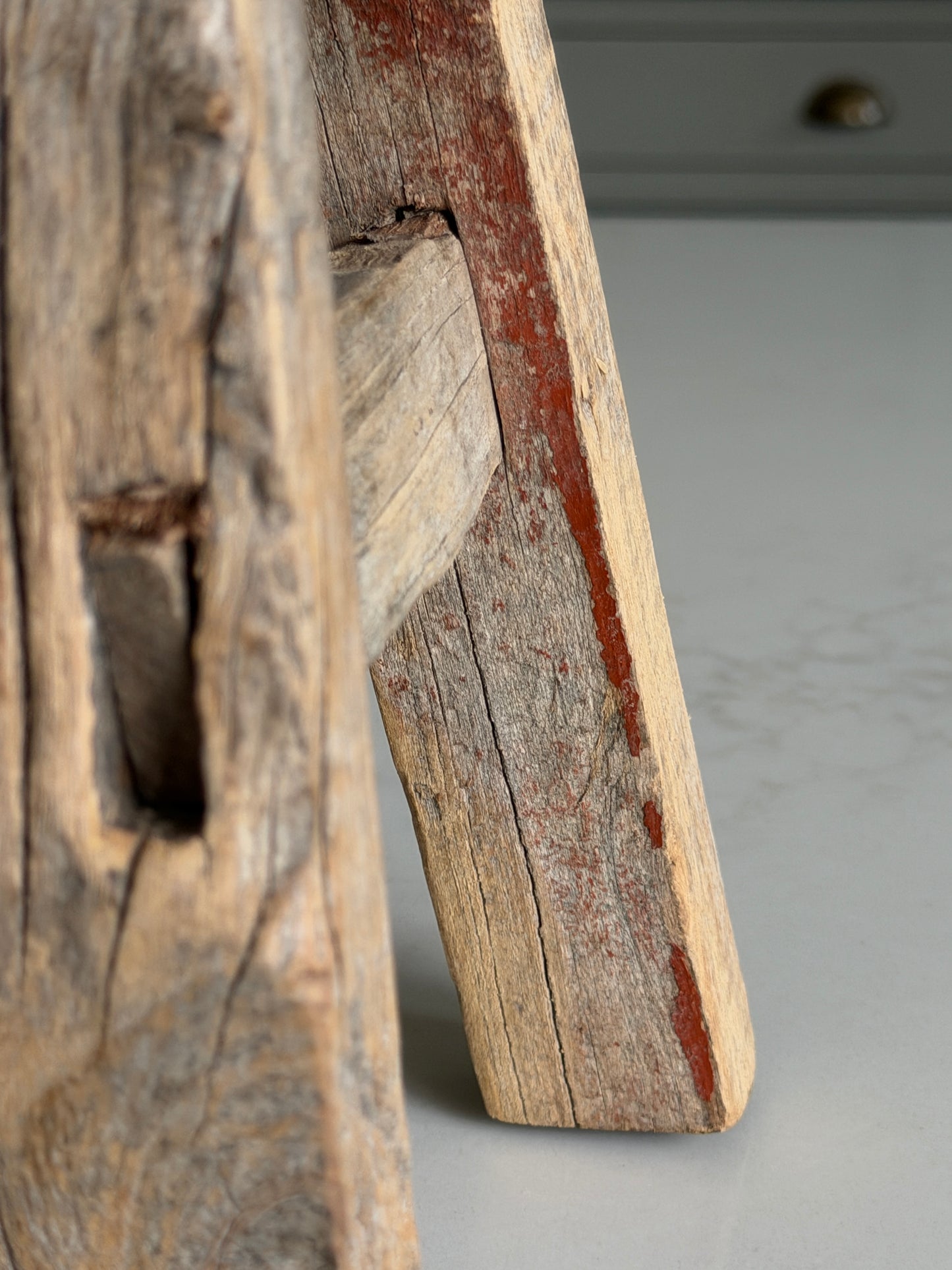 Reclaimed Wood Milking Stool