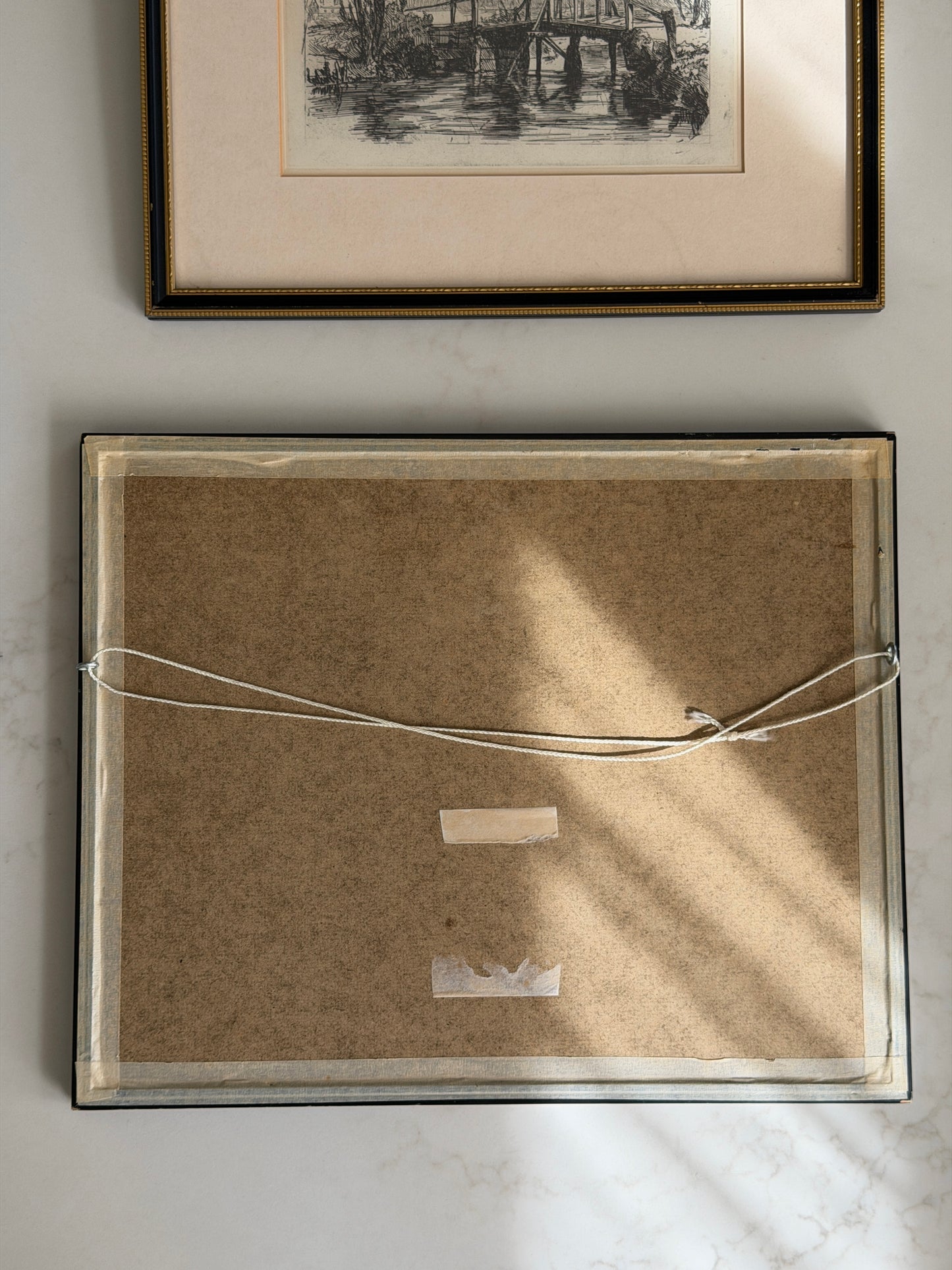Pair of Framed Landscape Etchings