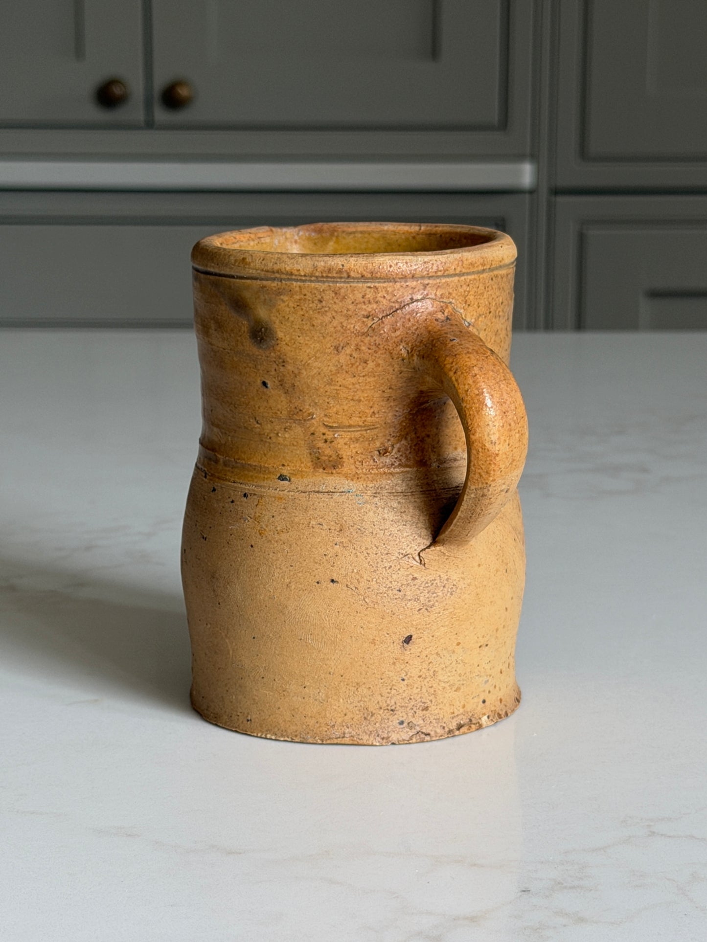 Wide Neck French Jug - Honey