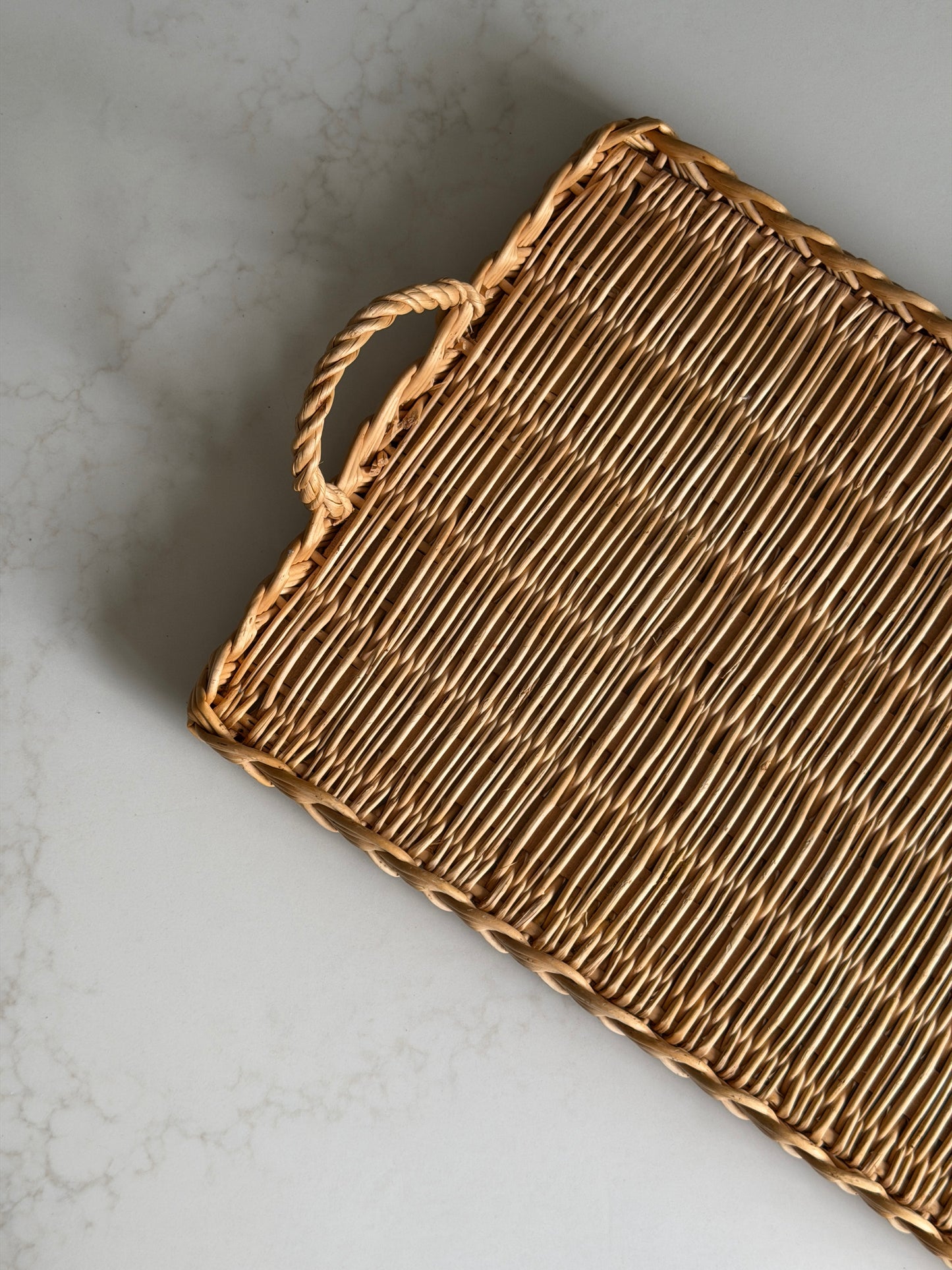 Large Wicker Tray