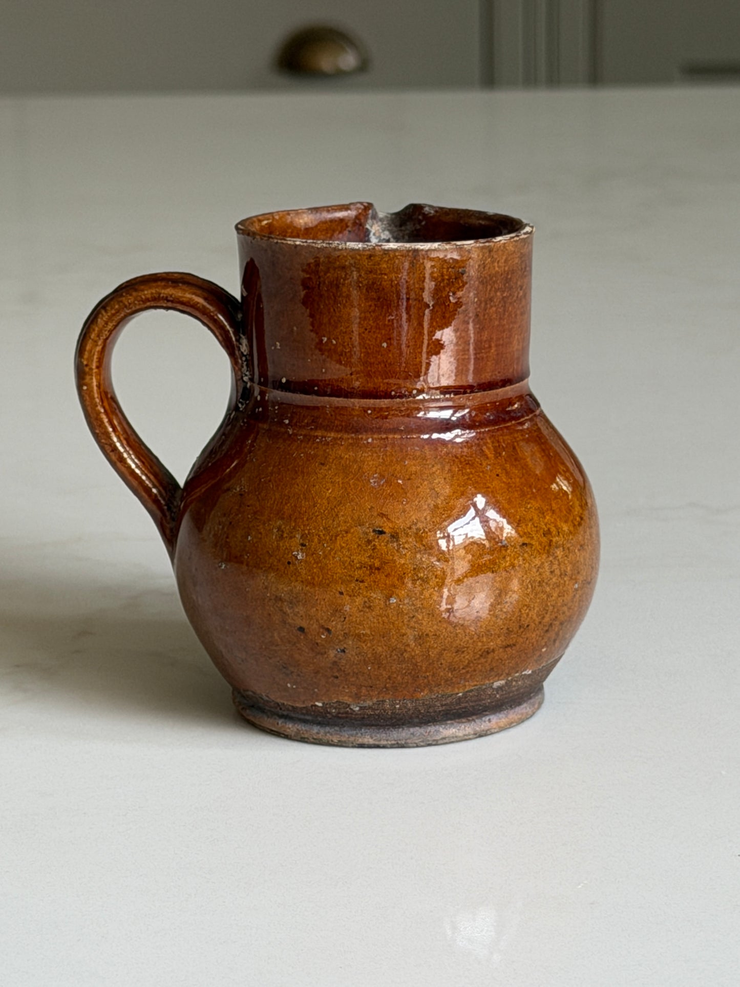 Small Brown French jug