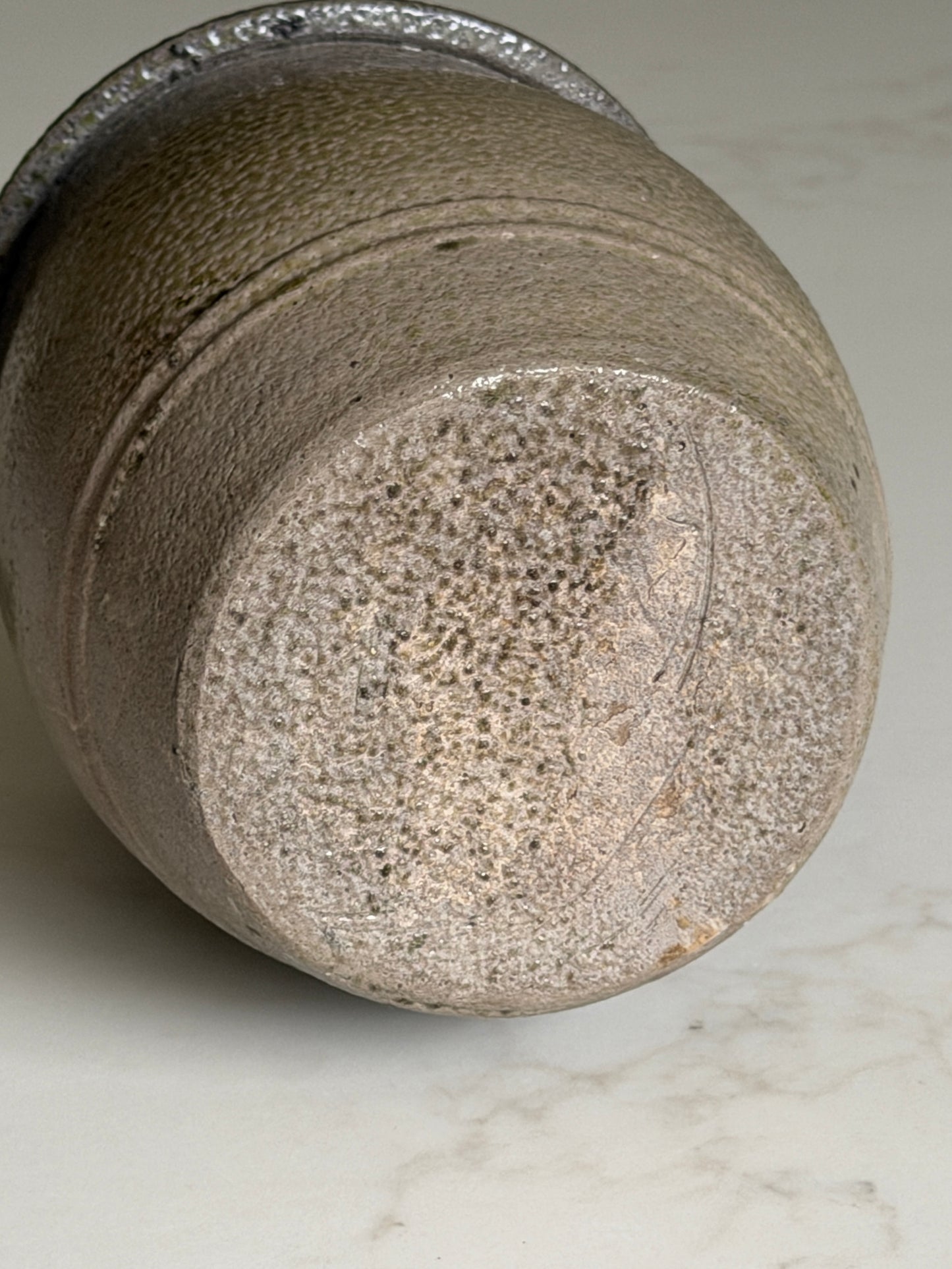 Stoneware Pot - Grey-Green