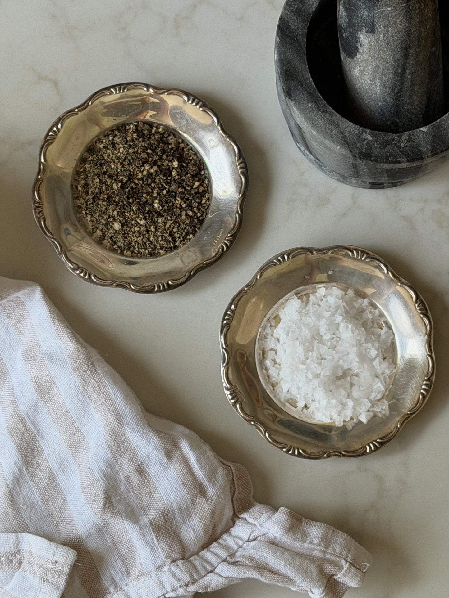Pair of Mini Silver Dishes