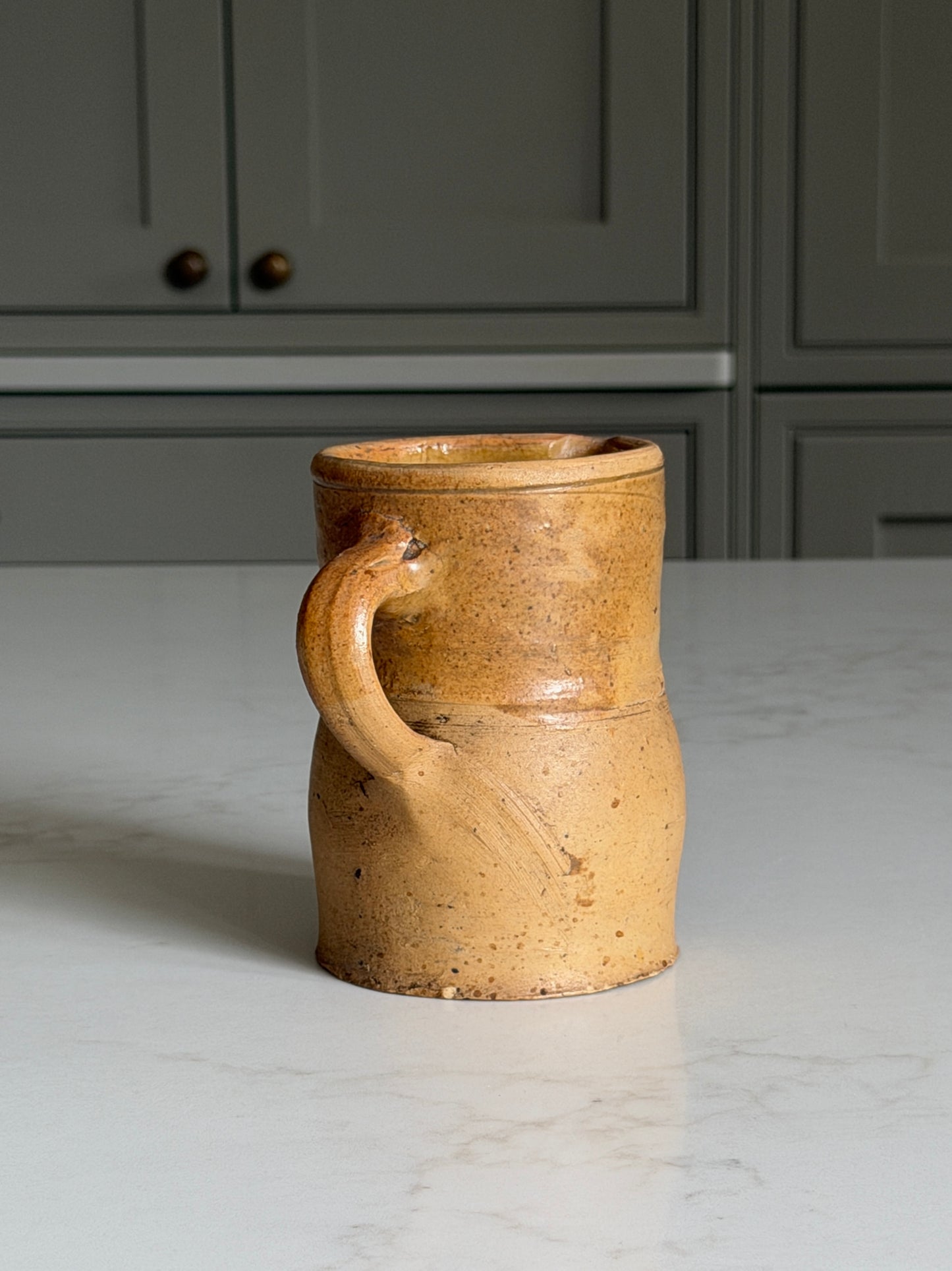 Wide Neck French Jug - Honey
