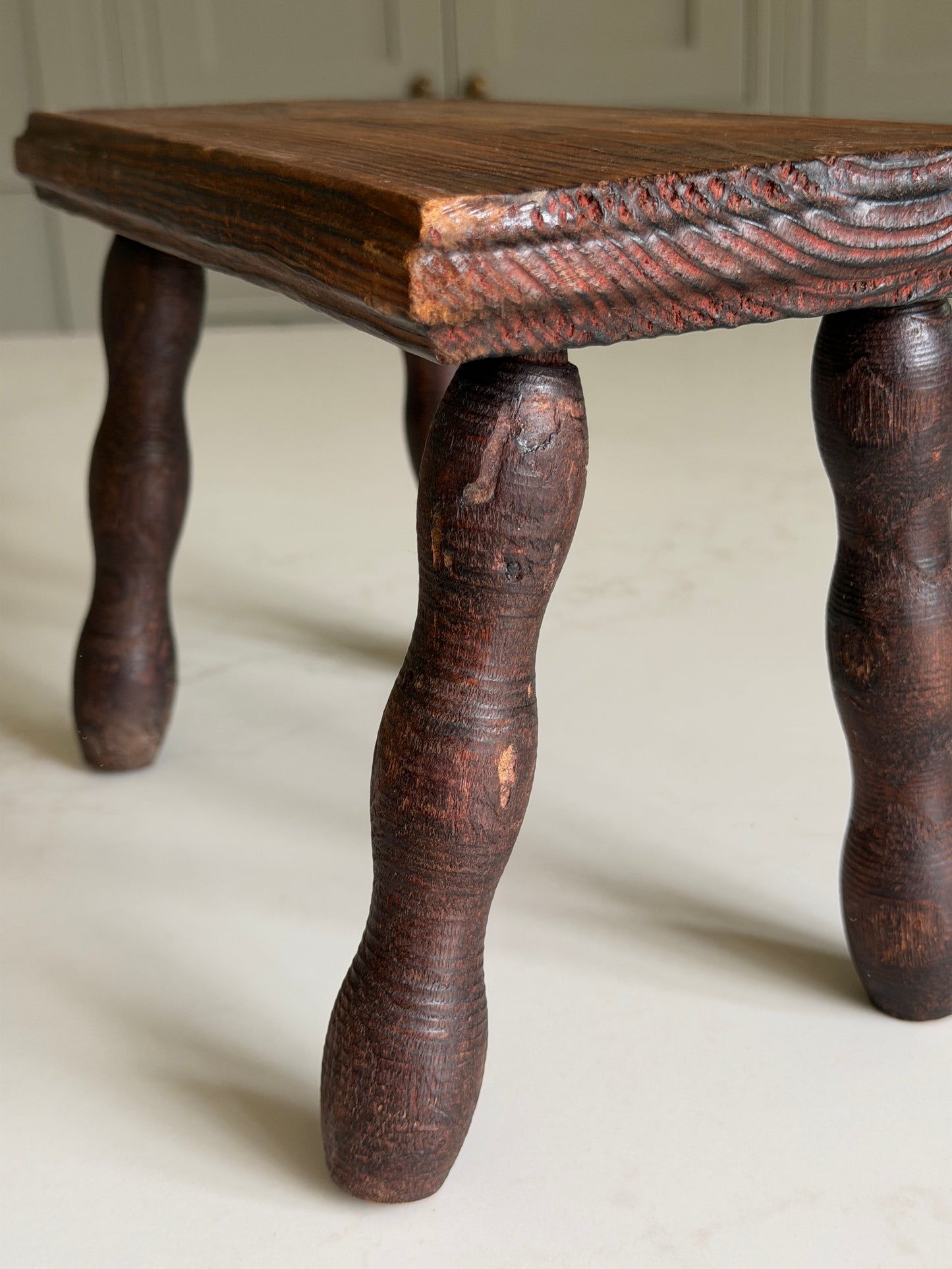 Mini French Rectangular Bobbin Milking Stool