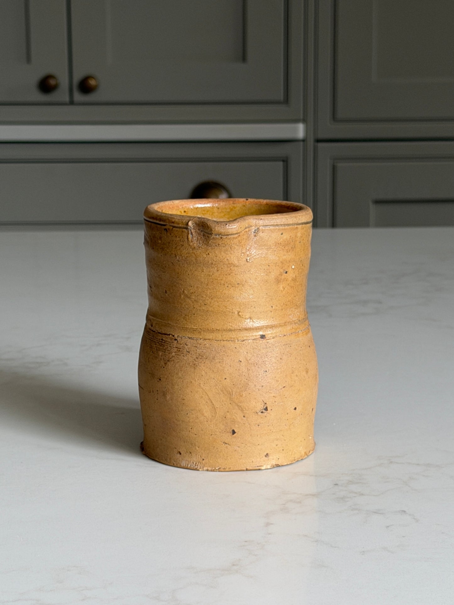 Wide Neck French Jug - Honey