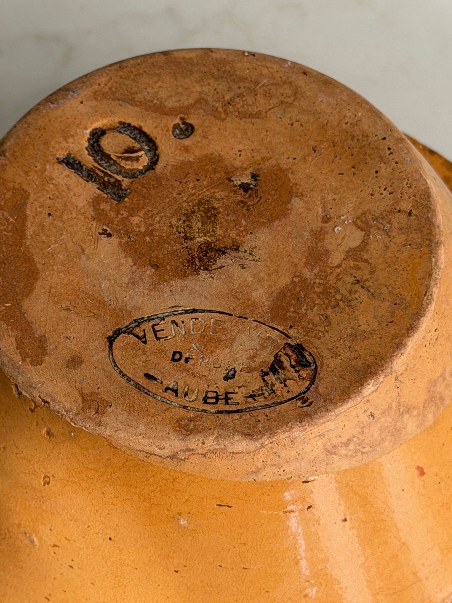 Yellow French Provincial Dairy Bowl