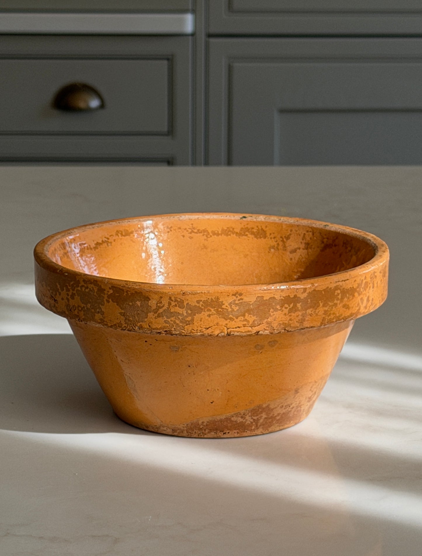 Yellow French Provincial Dairy Bowl