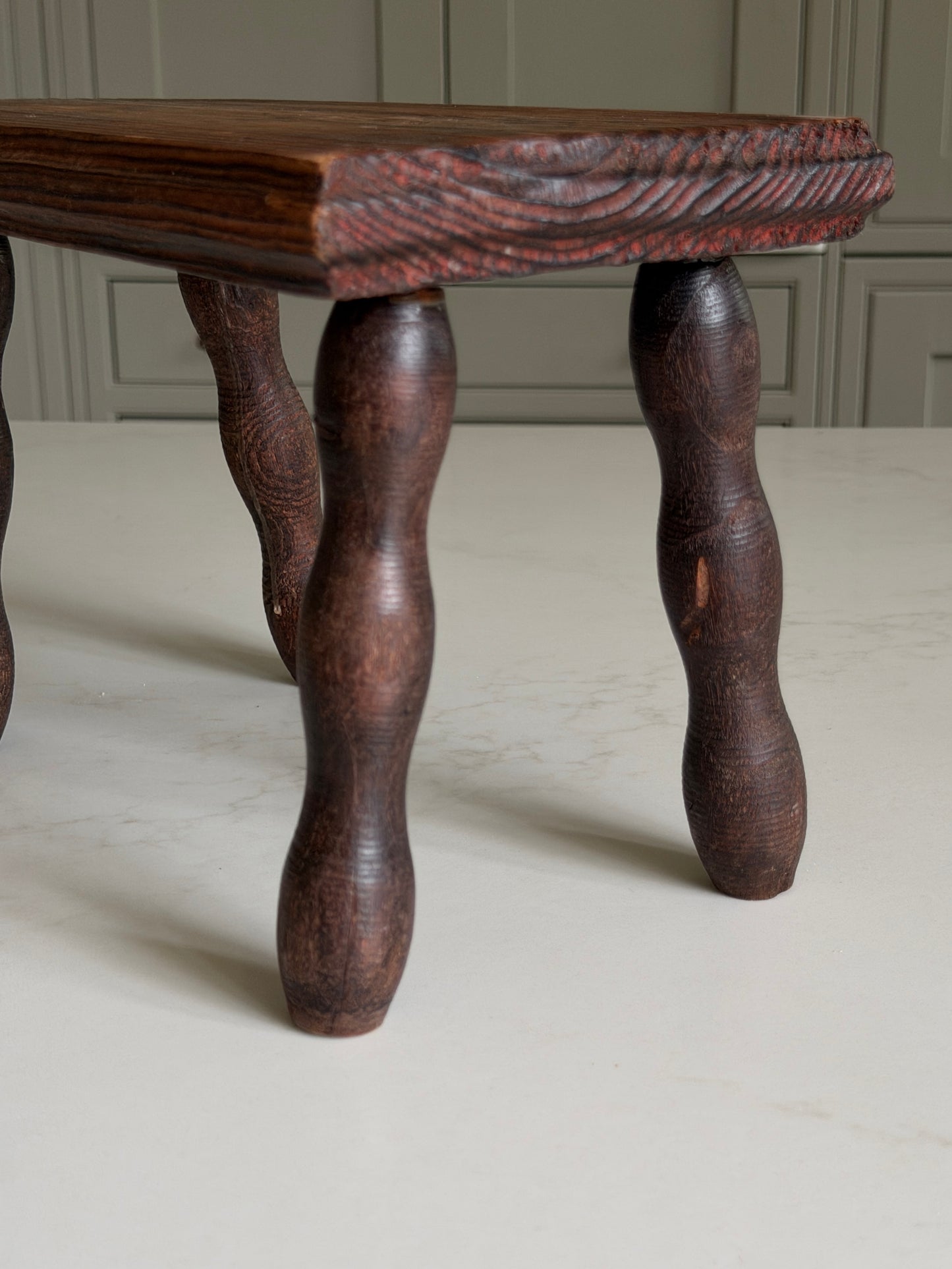 Mini French Rectangular Bobbin Milking Stool
