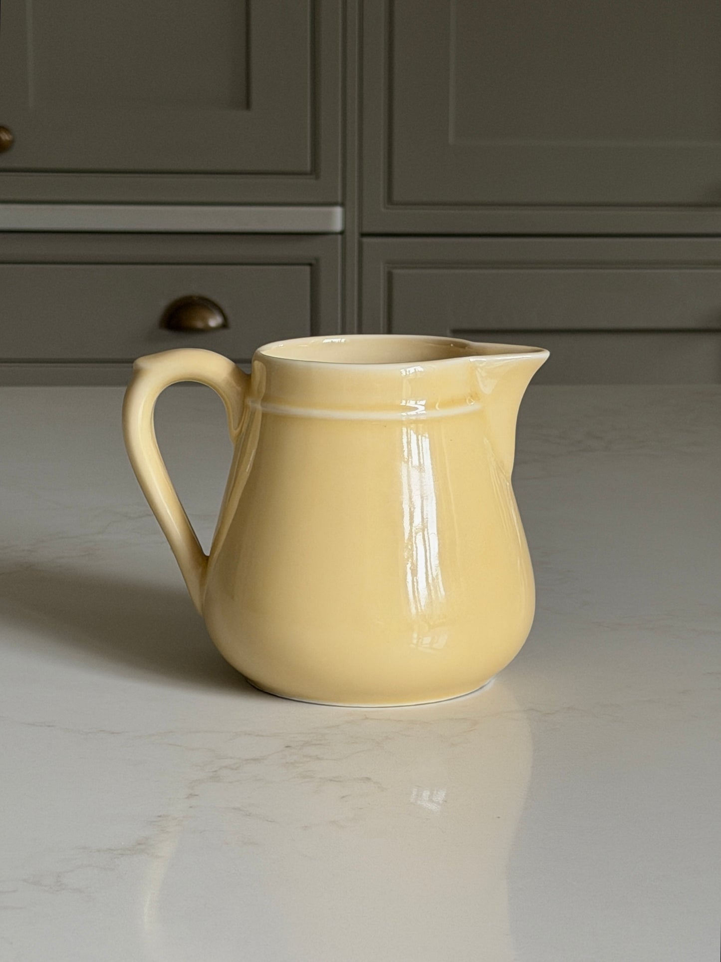 Butter Yellow French Jug