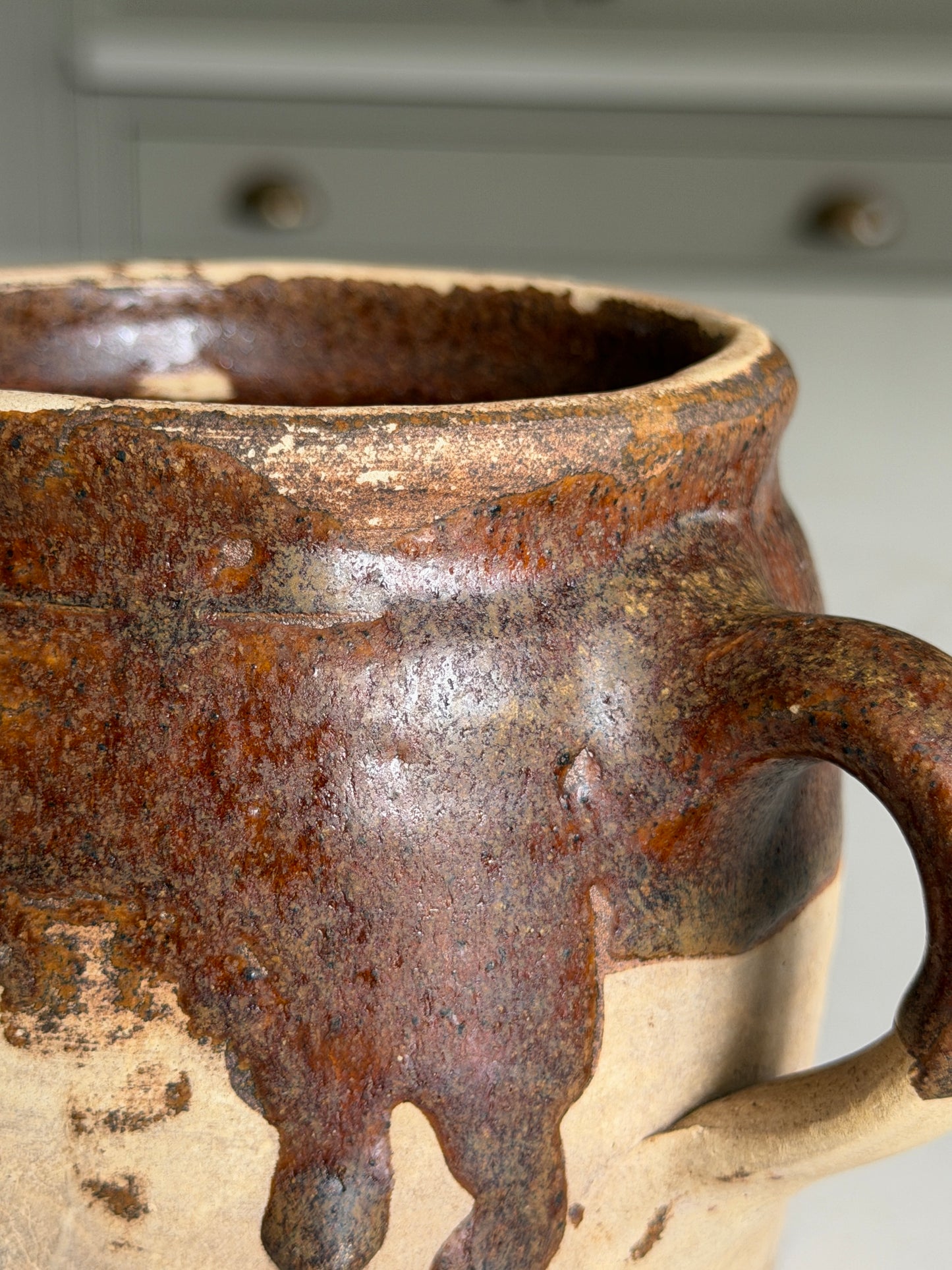 XS Dark Brown Wide Neck French Jug