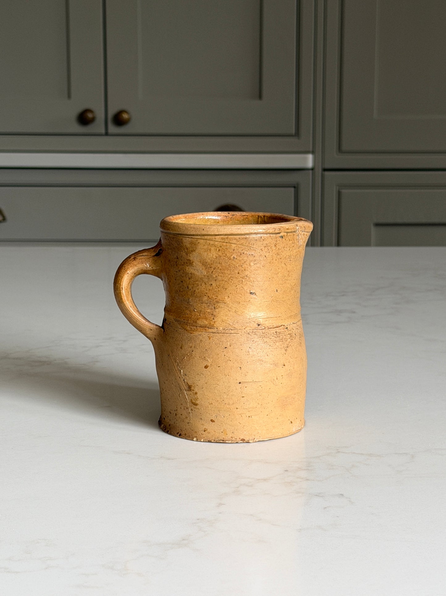 Wide Neck French Jug - Honey