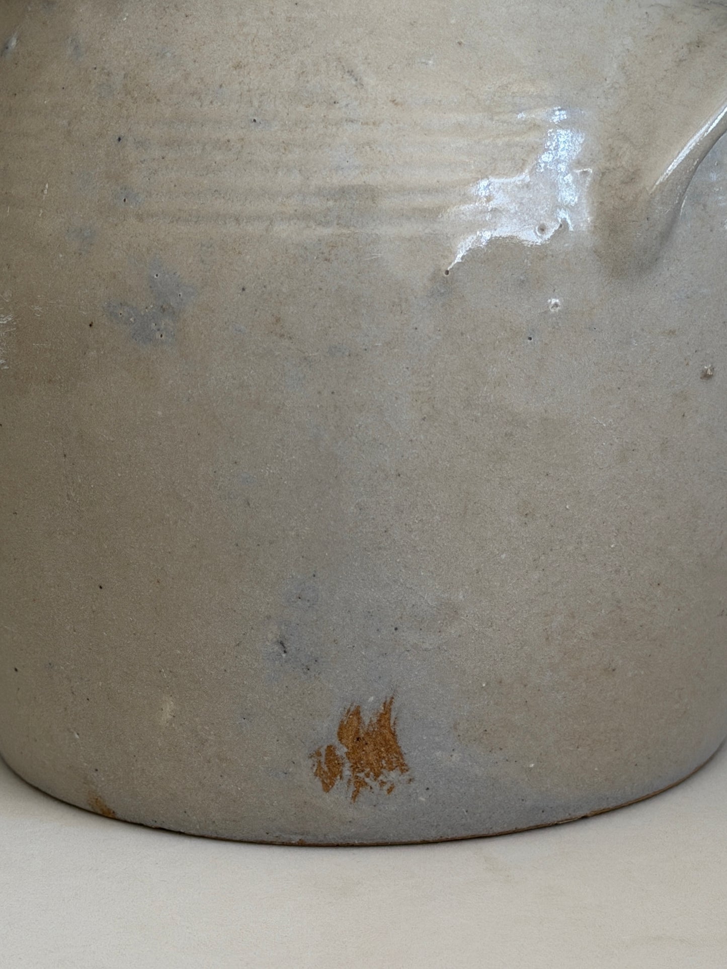 Greige French Confit Pot