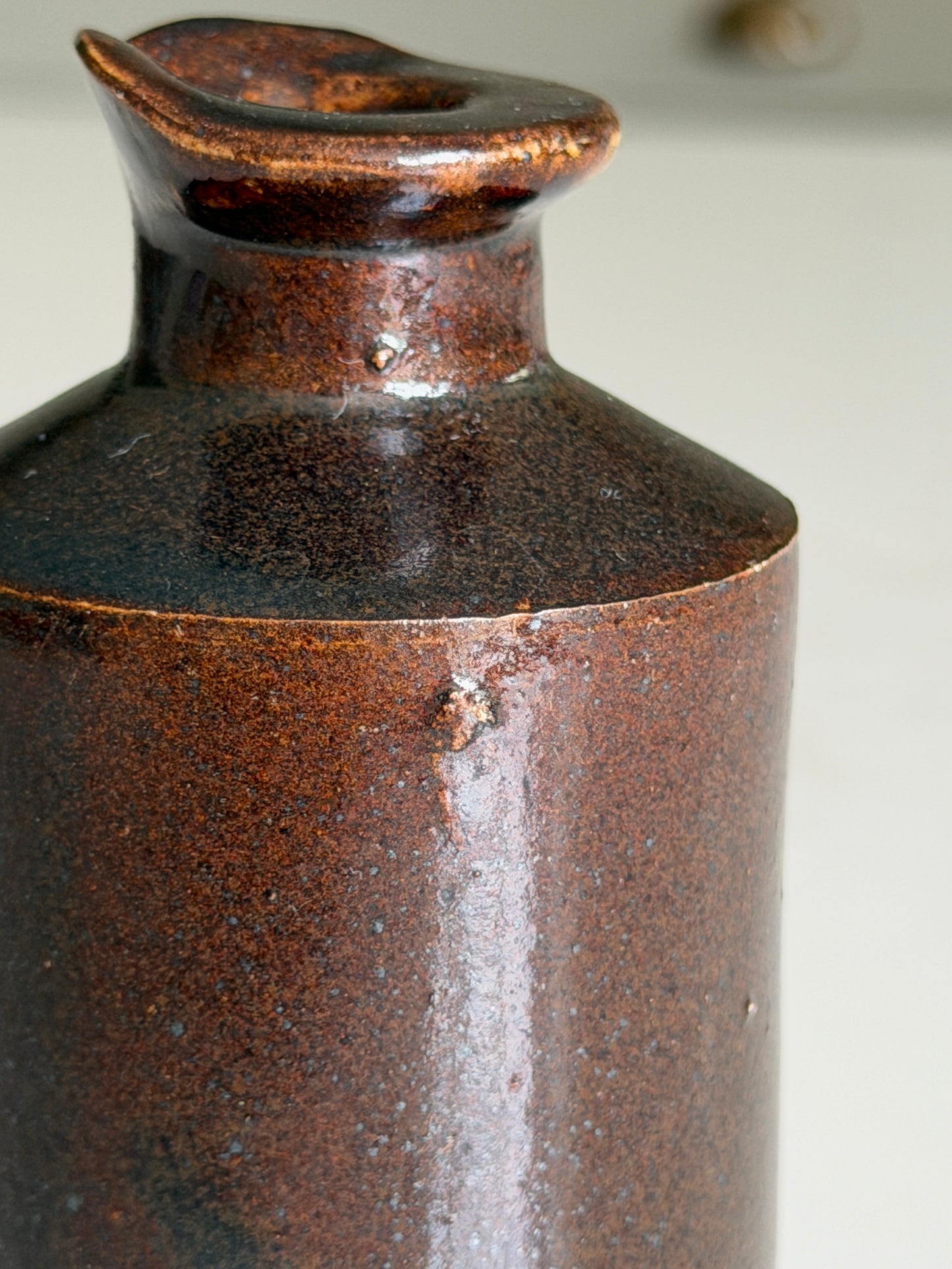 Dark Brown Inkpot